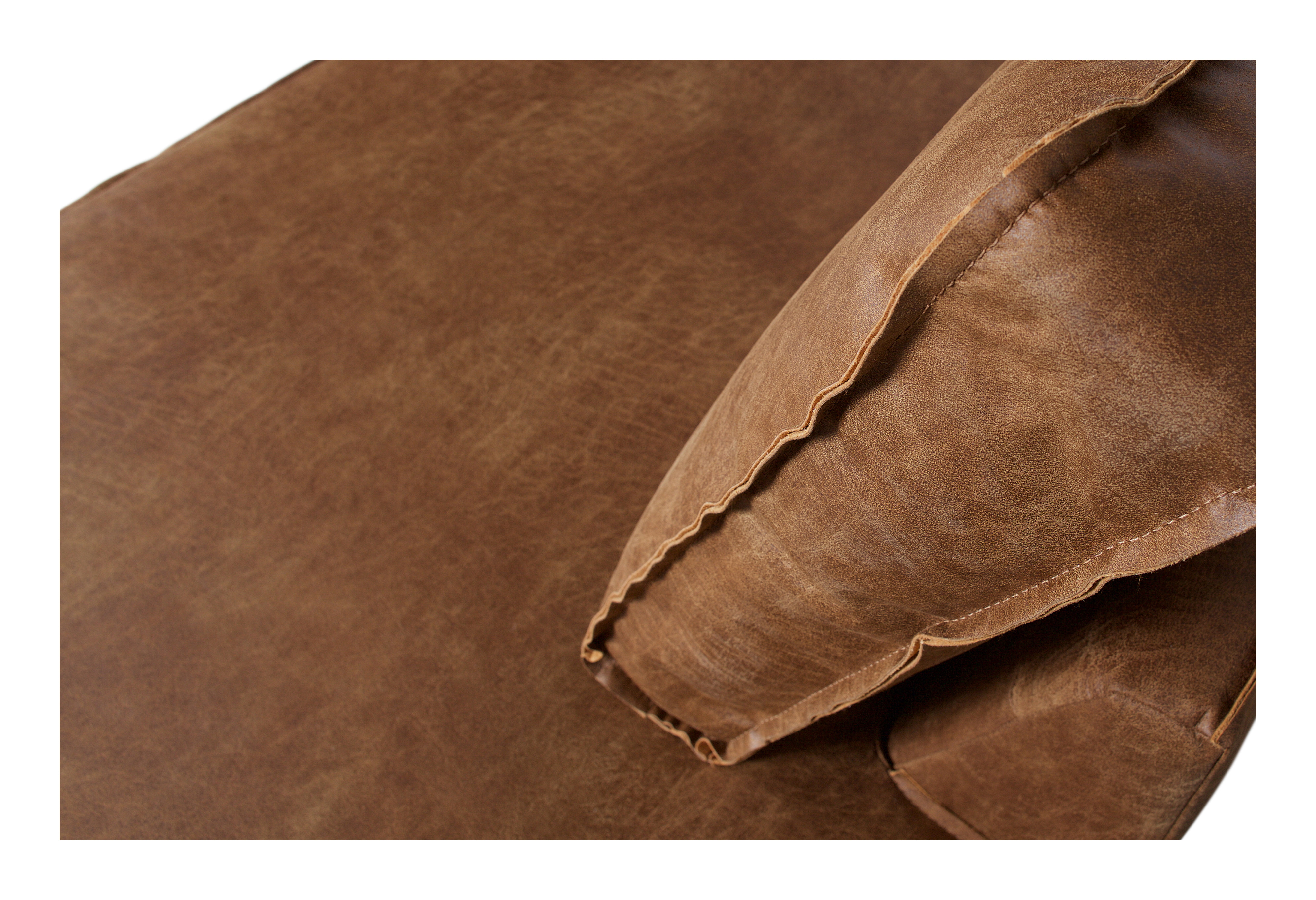 WOOOD Hoekbank 'Rodeo' Rechts, kleur Cognac