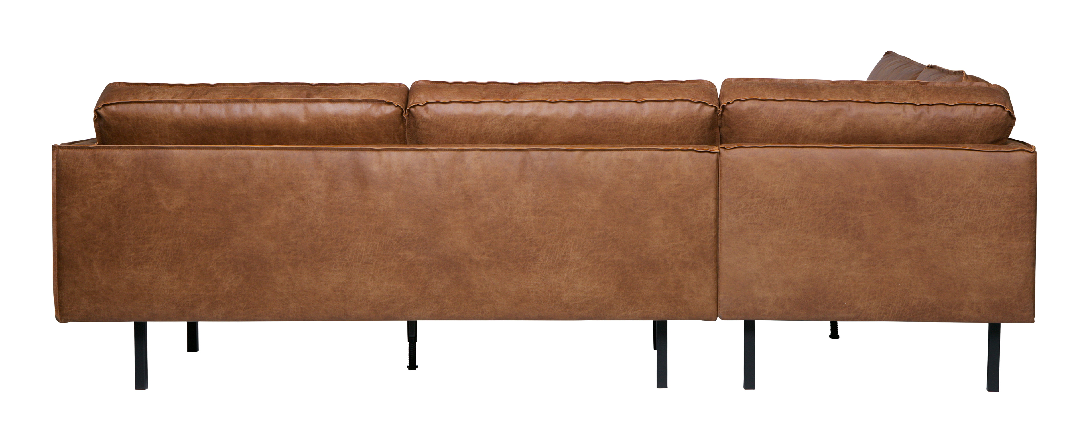 WOOOD Hoekbank 'Rodeo' Links, kleur Cognac