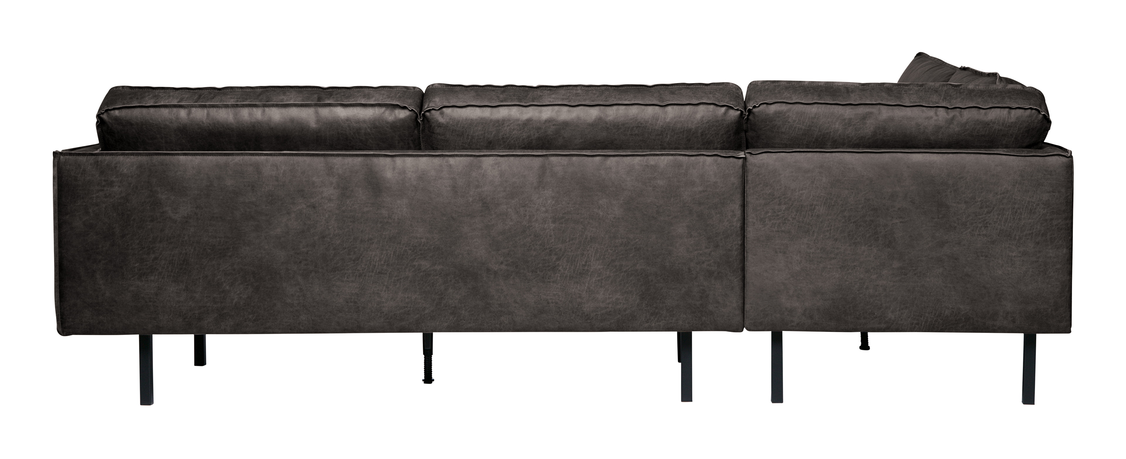WOOOD Hoekbank 'Rodeo' Links, kleur Antraciet