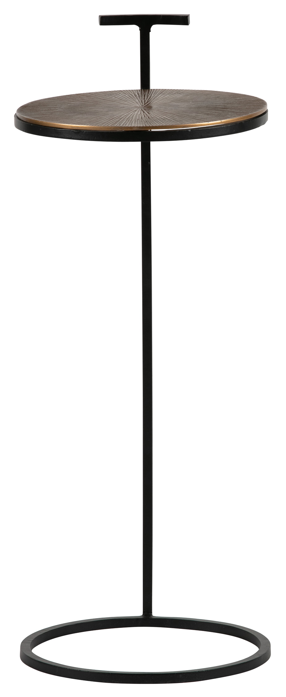 WOOOD Bijzettafel 'Position' 26cm, kleur Antique Brass