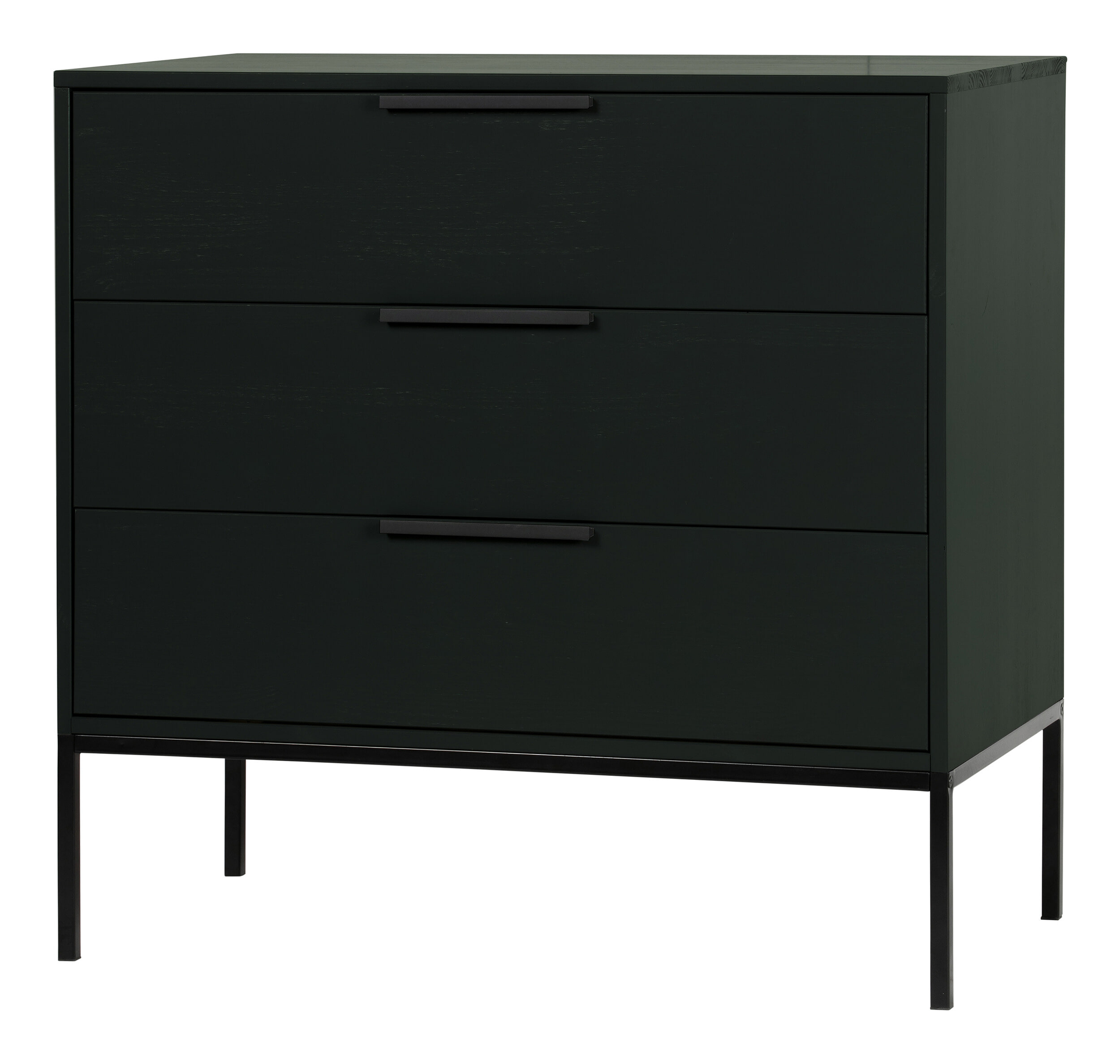 WOOOD Ladekast / Commode 'Adam' kleur Zwart