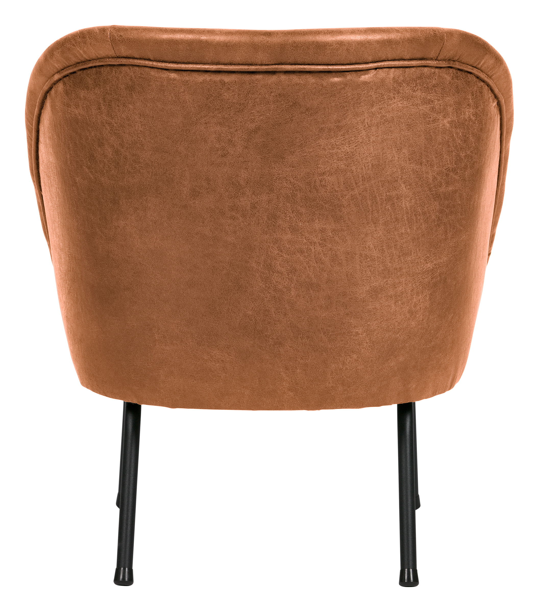 WOOOD Fauteuil 'Vogue' Eco-leder, kleur Cognac