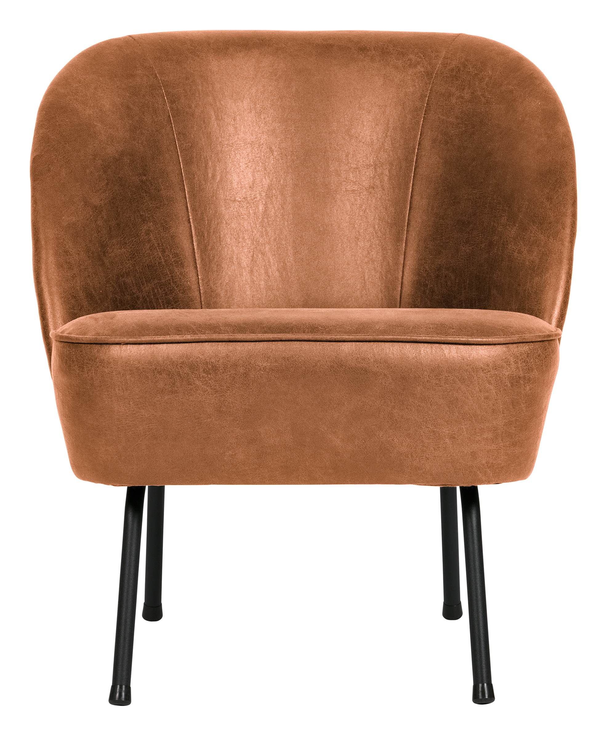 WOOOD Fauteuil 'Vogue' Eco-leder, kleur Cognac