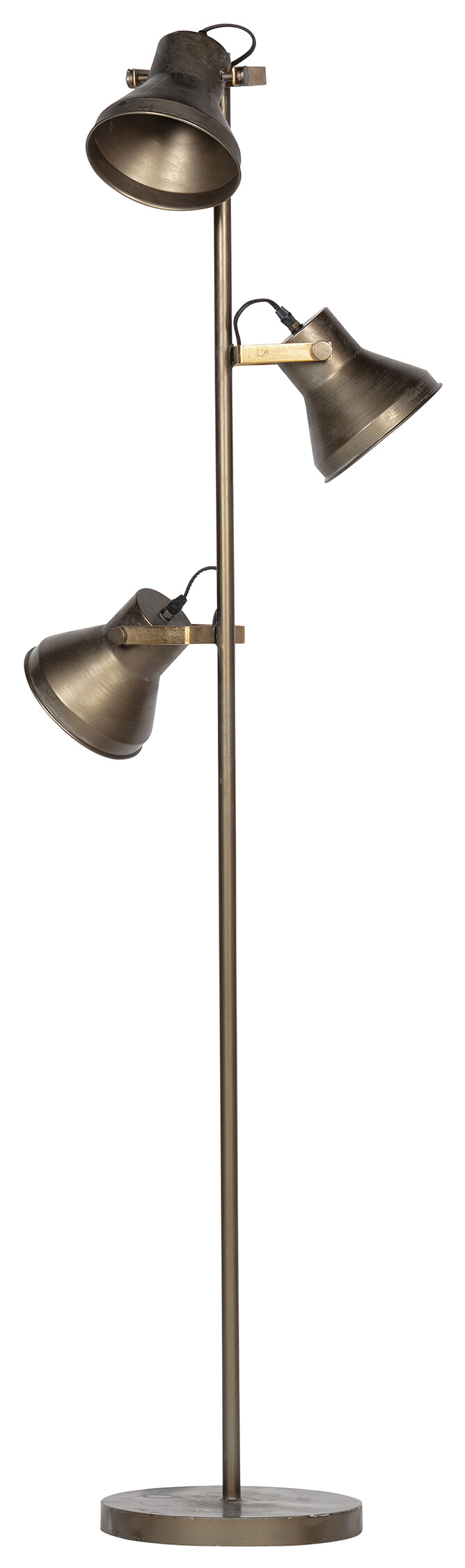 BePureHome Vloerlamp 'Triplet', kleur Antique Brass BePureHome Vloerlamp 'Triplet', kleur Antique Brass