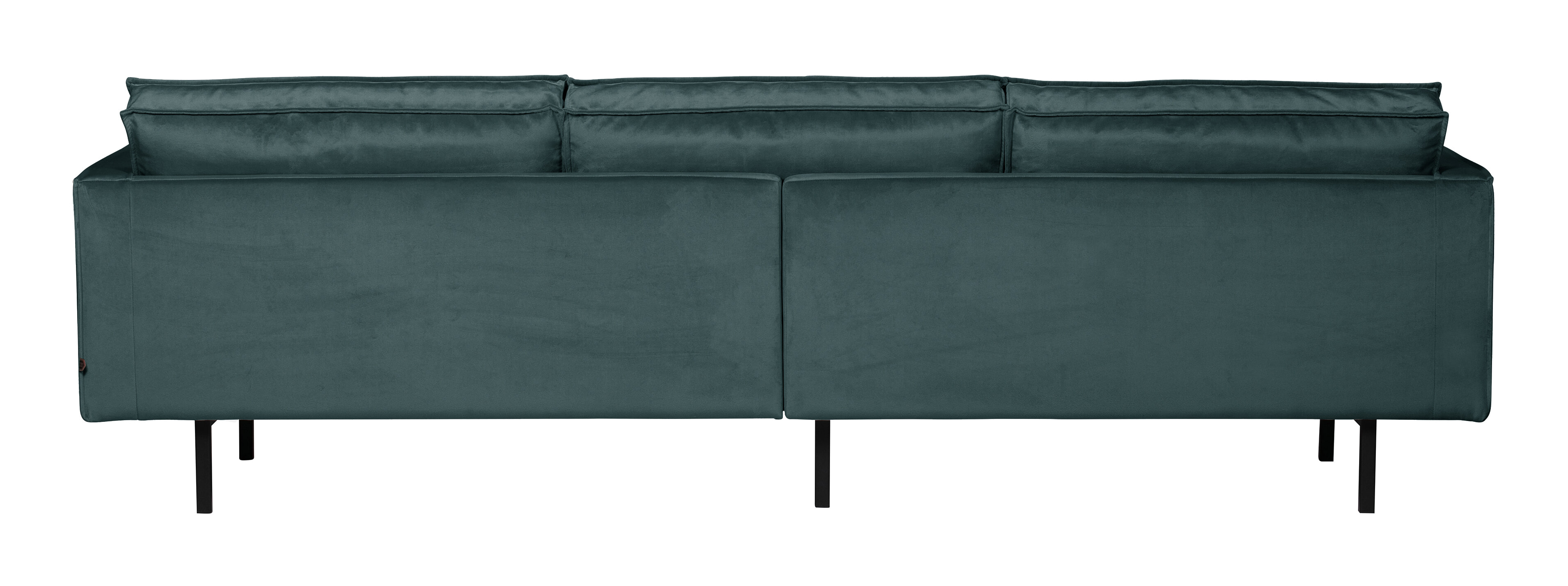 WOOOD Bank 3-zits 'Rodeo' Velvet, 277cm, kleur Blauwgroen