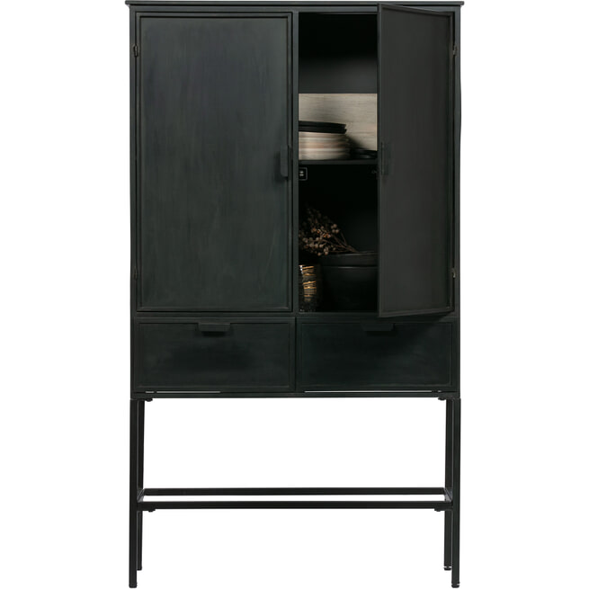 BePureHome Opbergkast 'Wish' 151 x 87cm, kleur Zwart