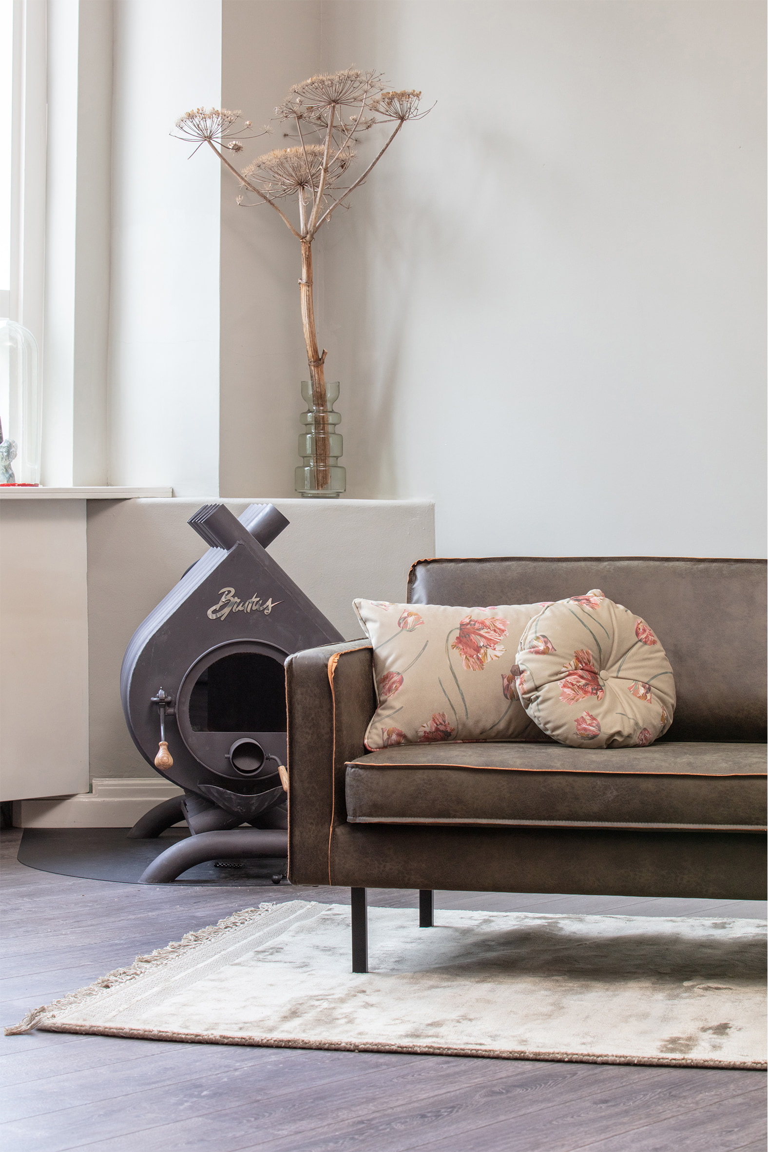 WOOOD Daybed 'Rodeo' Links, kleur Army