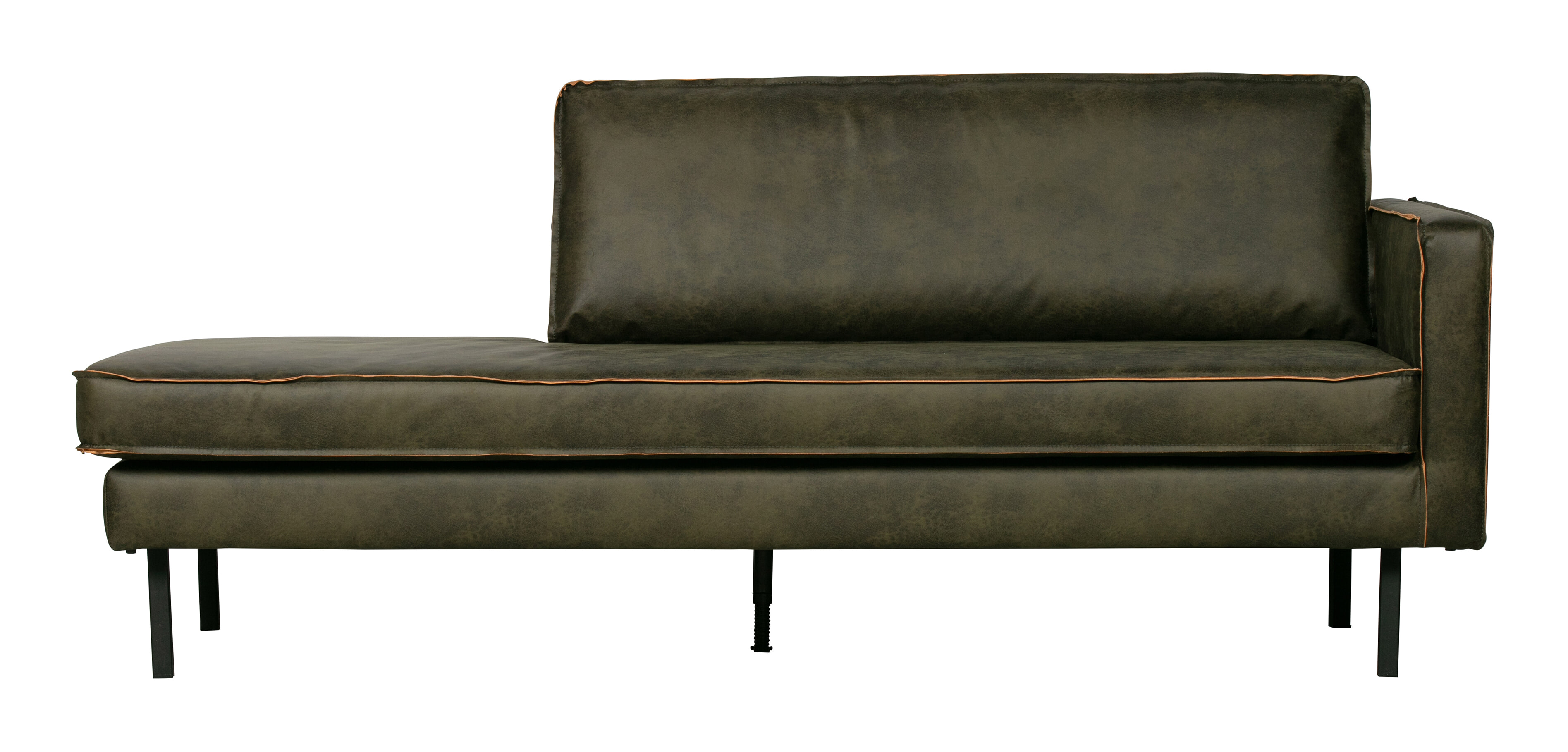 BePureHome Daybed 'Rodeo' Rechts, kleur Army