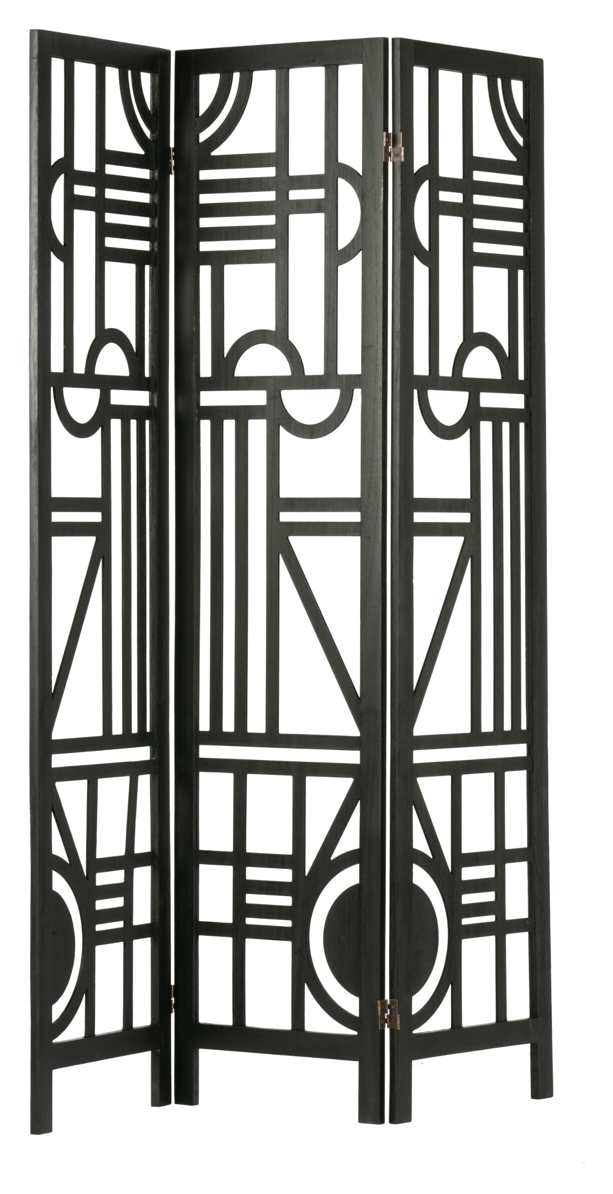 WOOOD Roomdivider 'Hera', kleur Zwart WOOOD Roomdivider 'Hera', kleur Zwart
