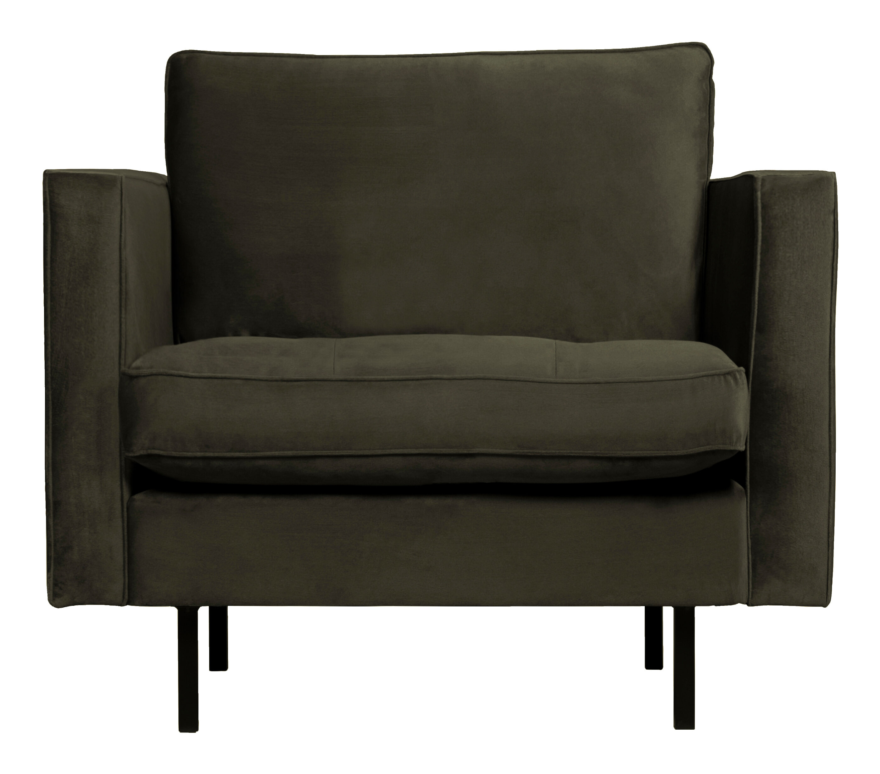 BePureHome Fauteuil 'Rodeo' Velvet, kleur Dark Green BePureHome Fauteuil 'Rodeo' Velvet, kleur Dark Green