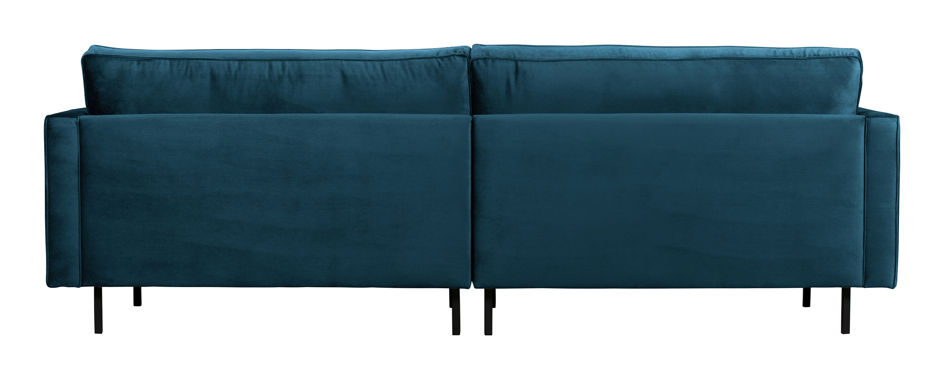 WOOOD Bank 'Rodeo' 3-zits, Velvet, kleur Blauw