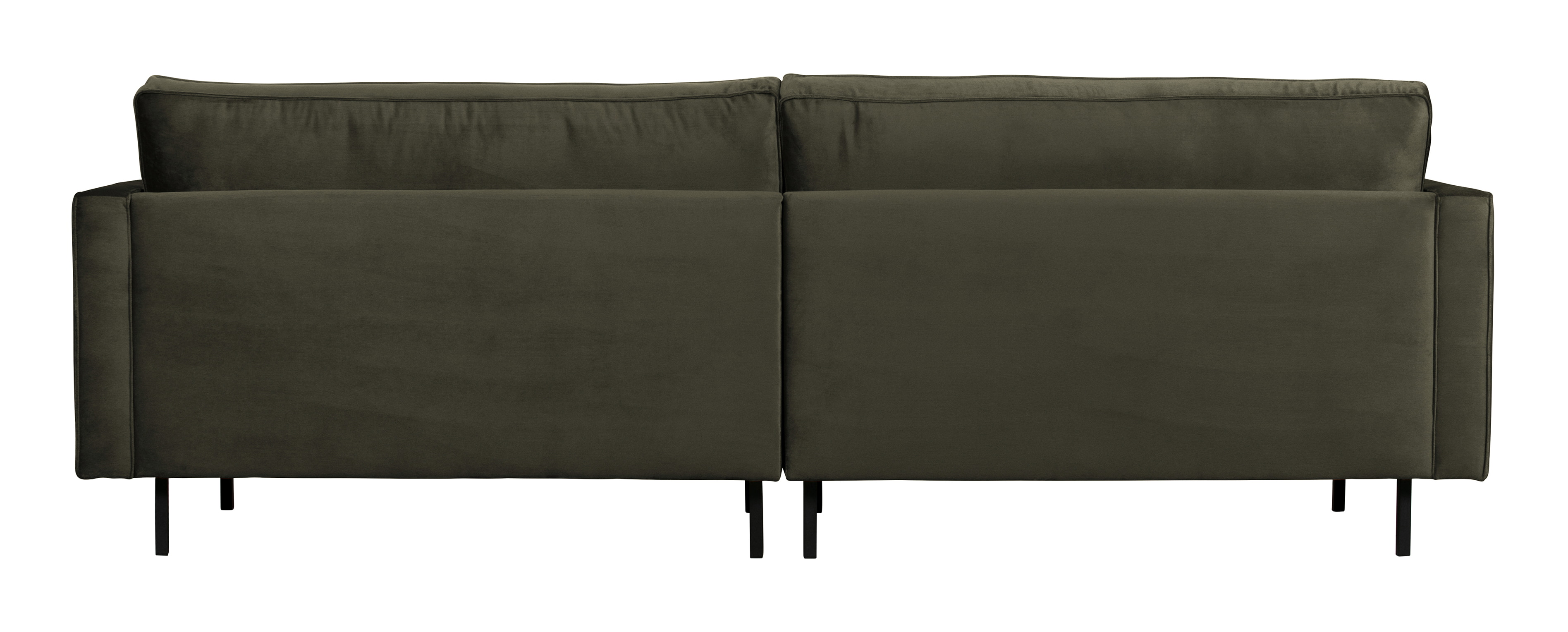WOOOD Bank 'Rodeo' 3-zits, Velvet, kleur Dark Green