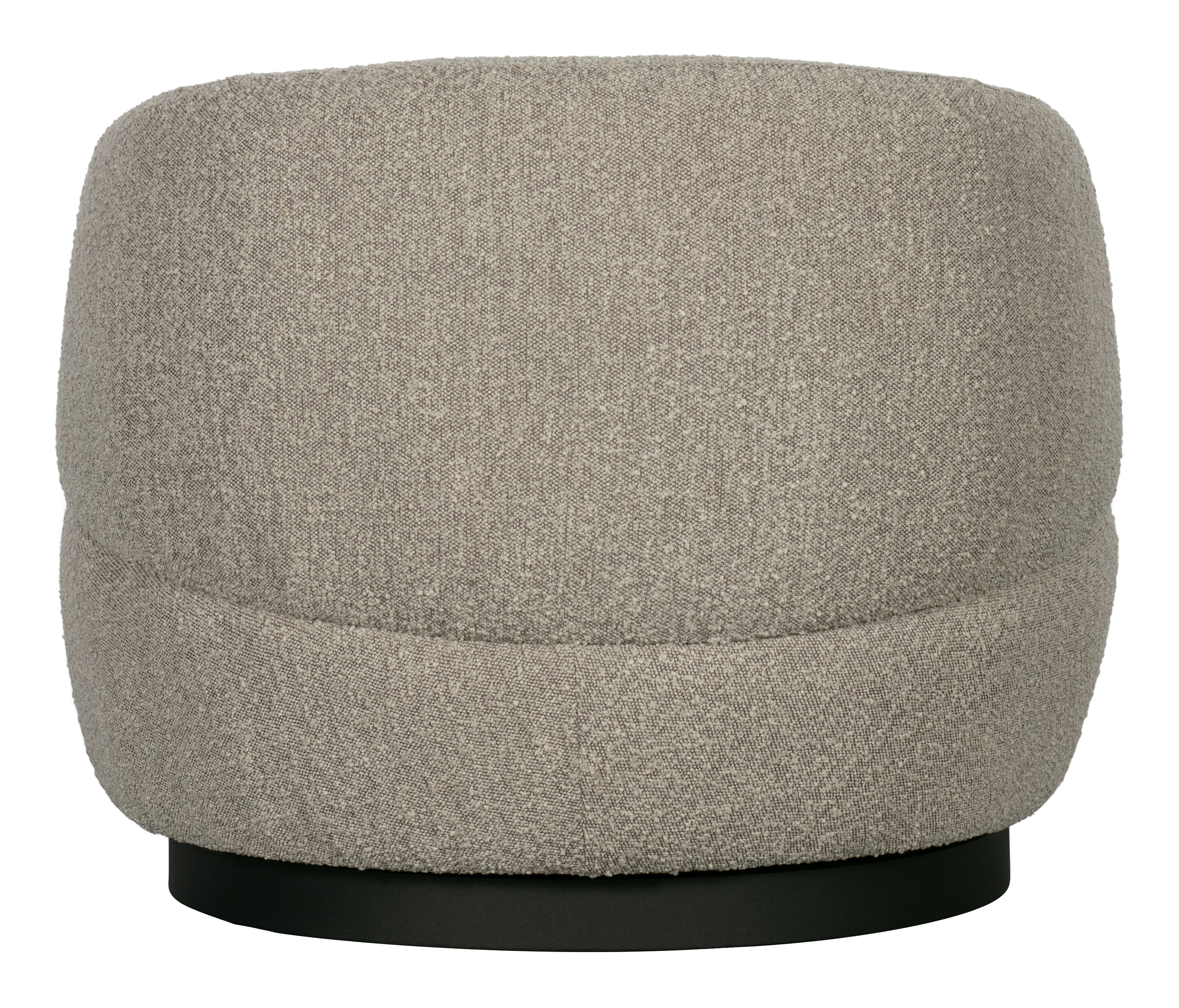 WOOOD Draaifauteuil 'Woolly' Bouclé, kleur Naturel