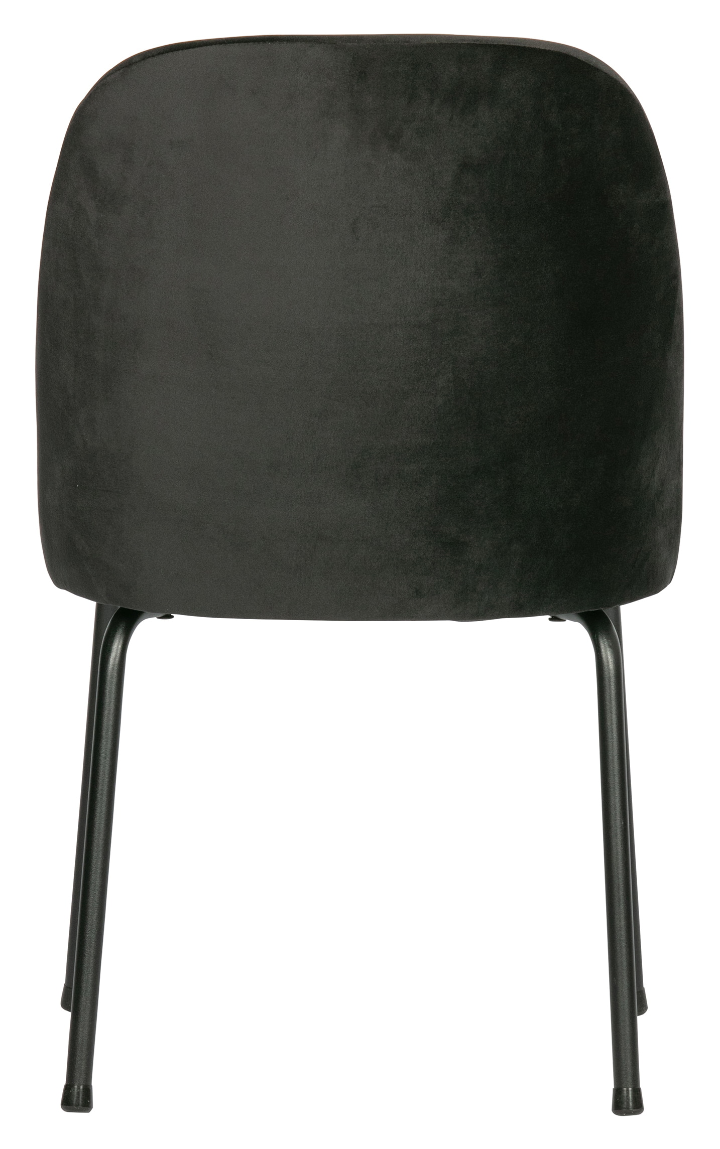 WOOOD Eetkamerstoel 'Vogue' Velvet, kleur Zwart