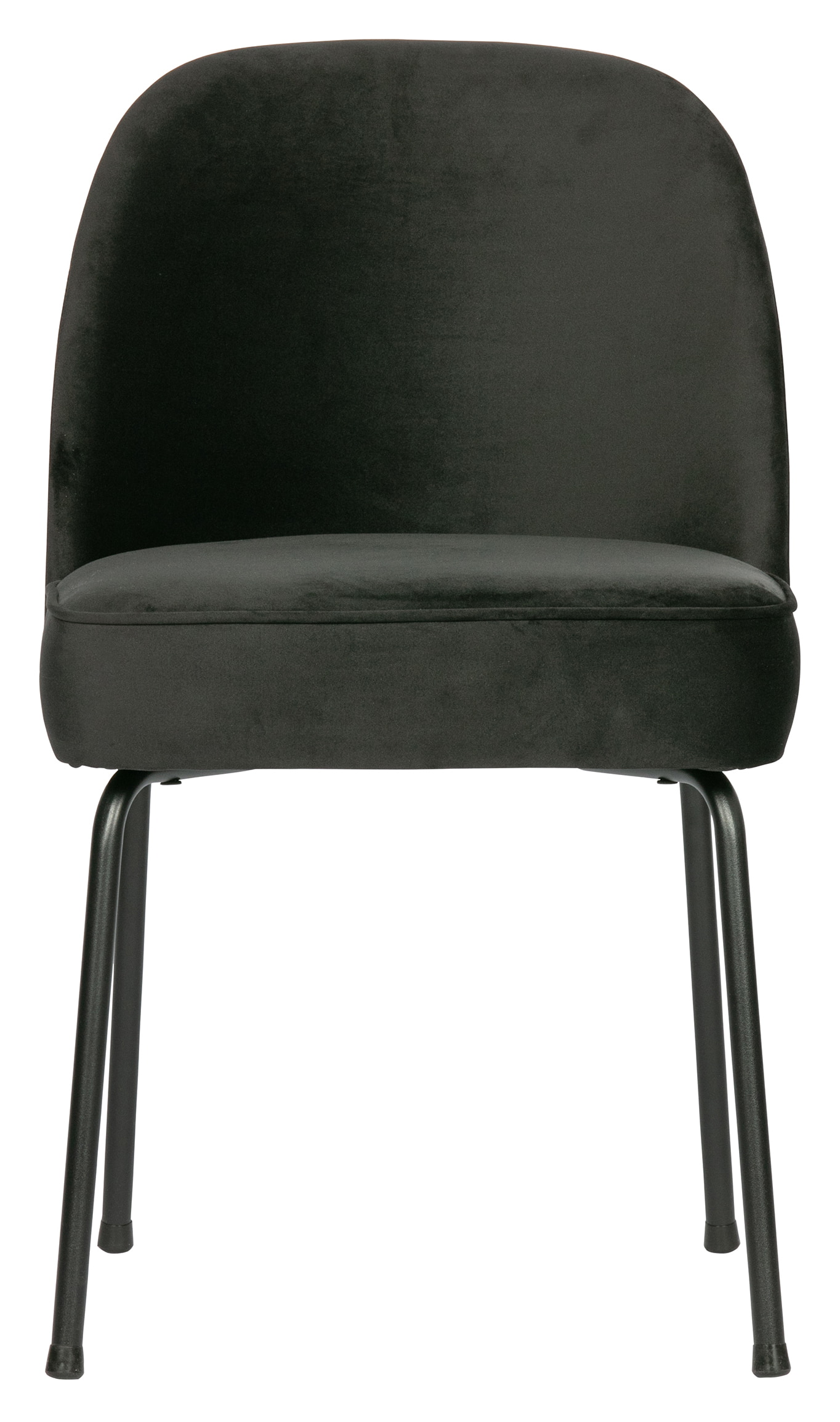 WOOOD Eetkamerstoel 'Vogue' Velvet, kleur Zwart