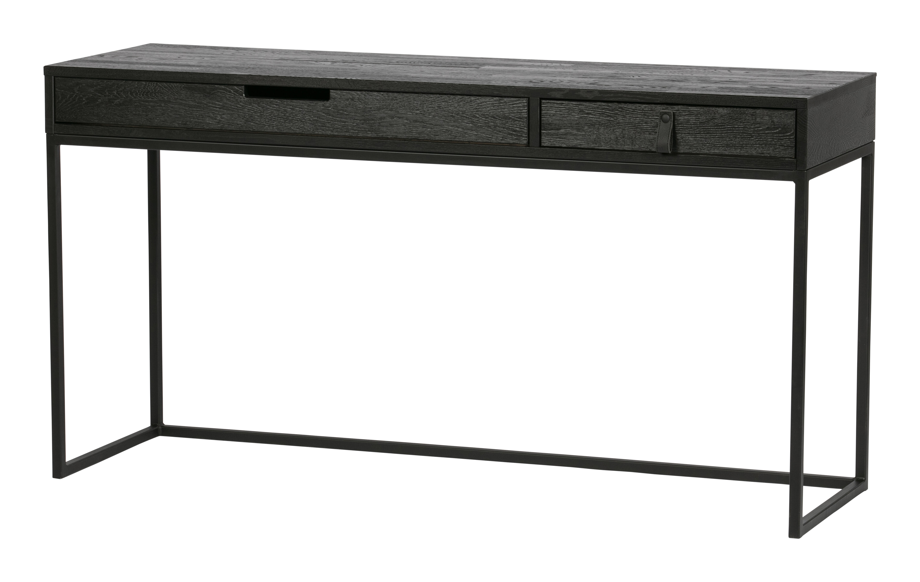 WOOOD Bureau 'Silas' 140 x 44cm, kleur Zwart WOOOD Bureau 'Silas' 140 x 44cm, kleur Zwart
