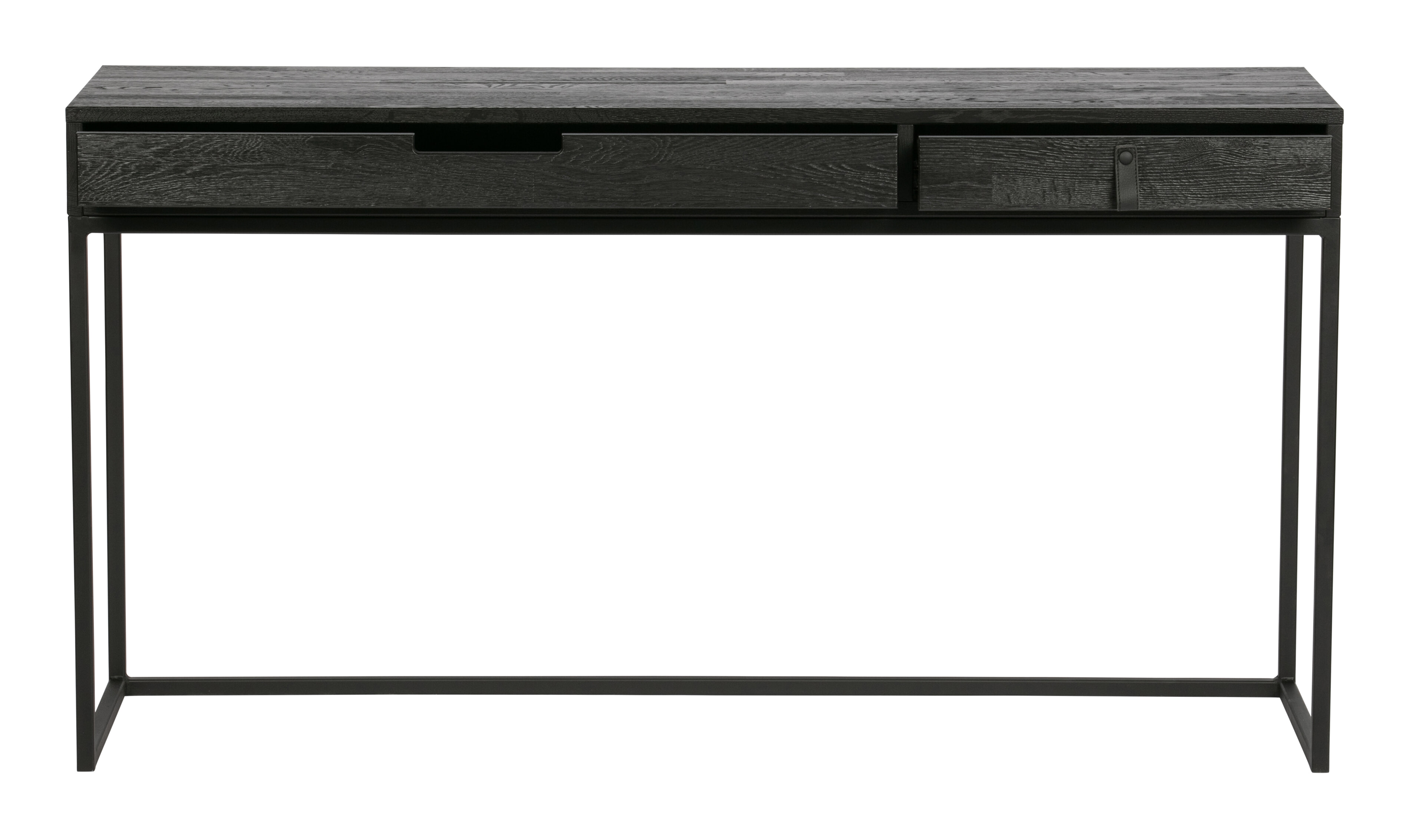 WOOOD Bureau 'Silas' 140 x 44cm, kleur Zwart