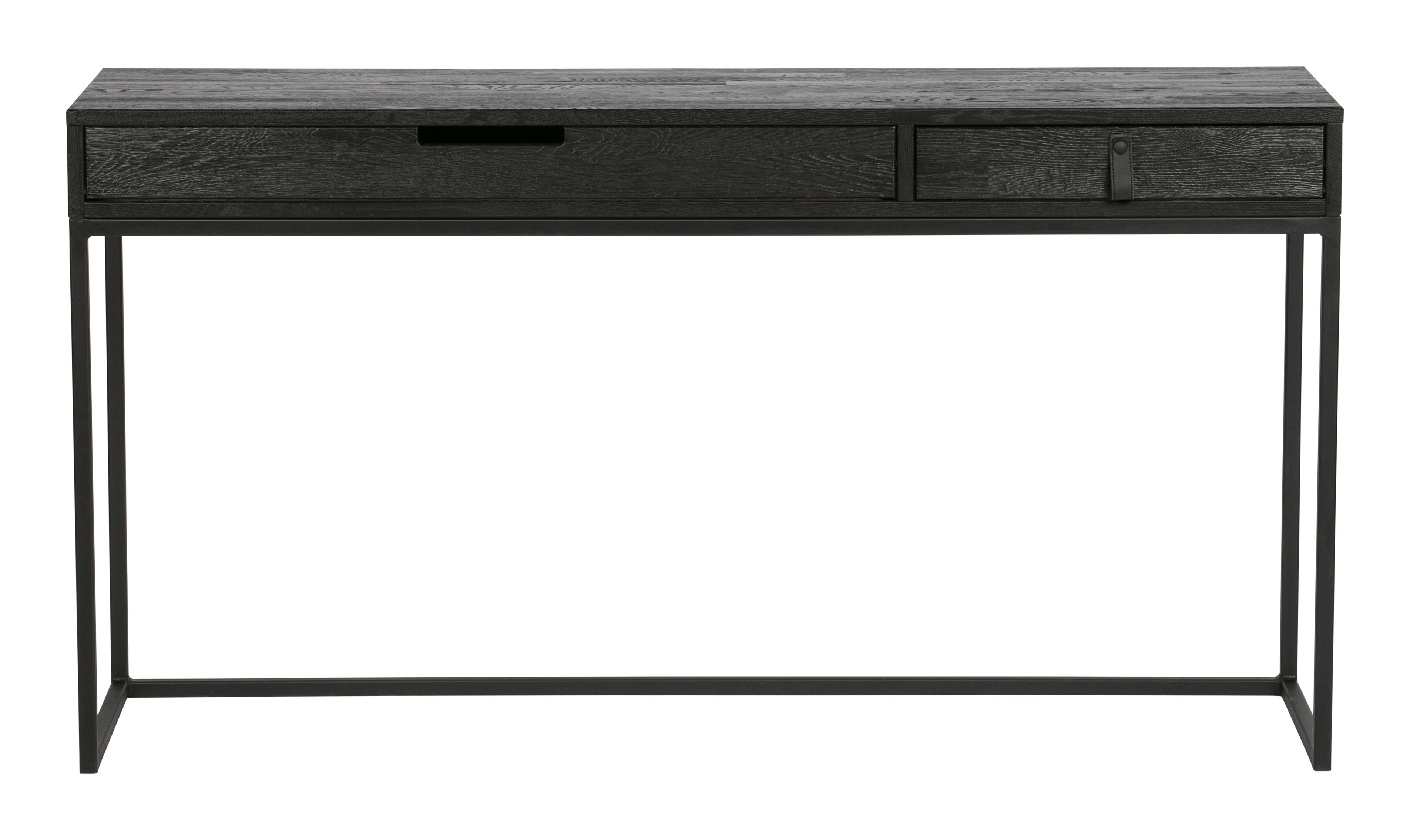 WOOOD Bureau 'Silas' 140 x 44cm, kleur Zwart