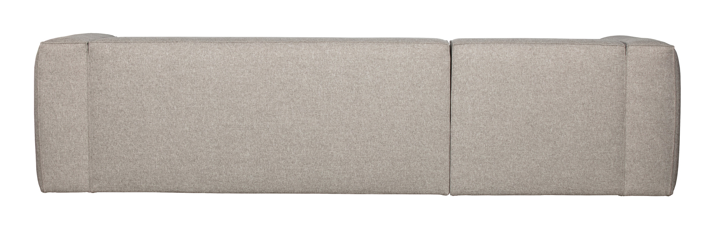 WOOOD Loungebank 'Bean' Links, Melange, kleur Lichtgrijs