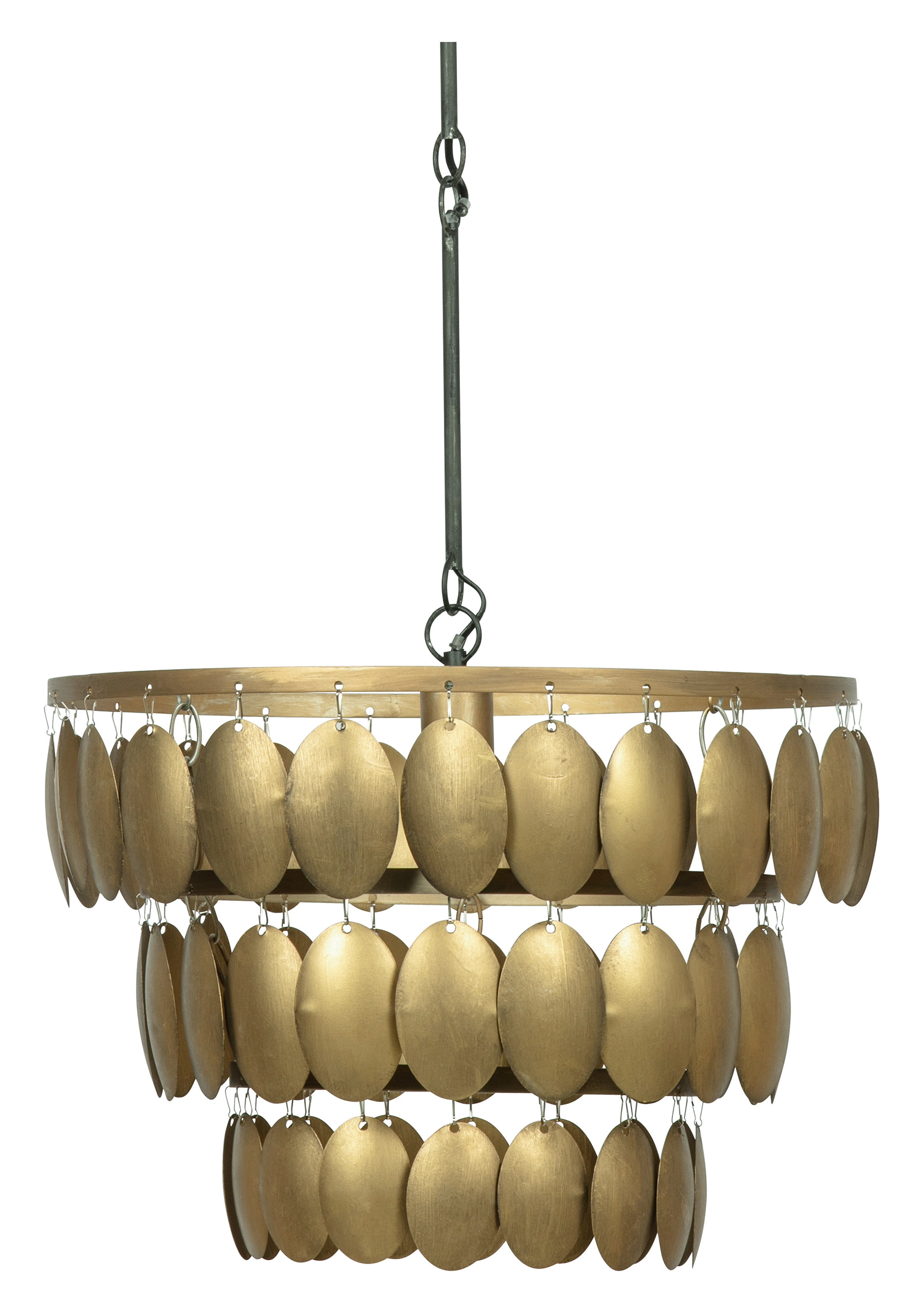 BePureHome Hanglamp 'Moondust', kleur Antique Brass