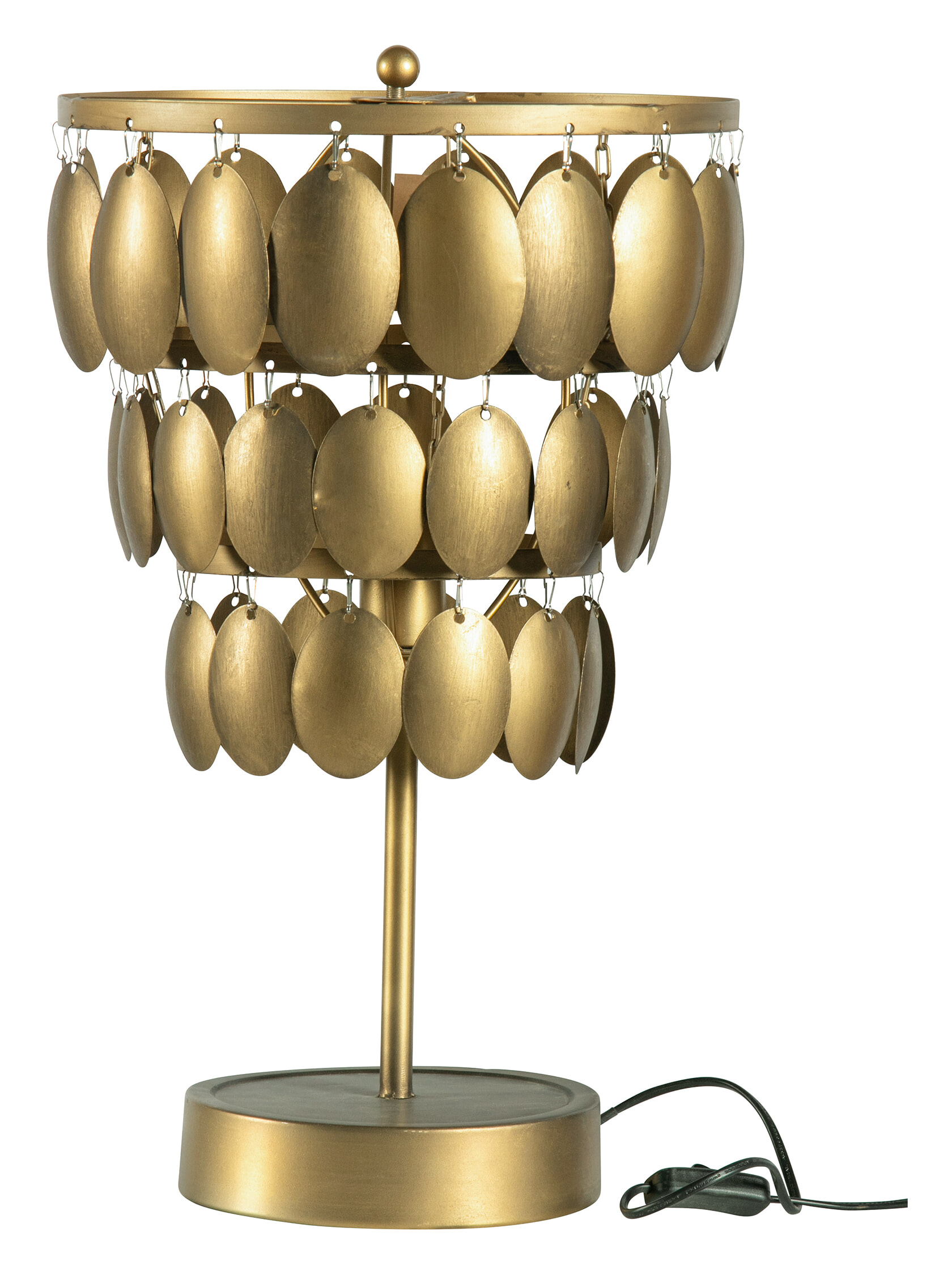 BePureHome Tafellamp 'Moondust', kleur Antique Brass