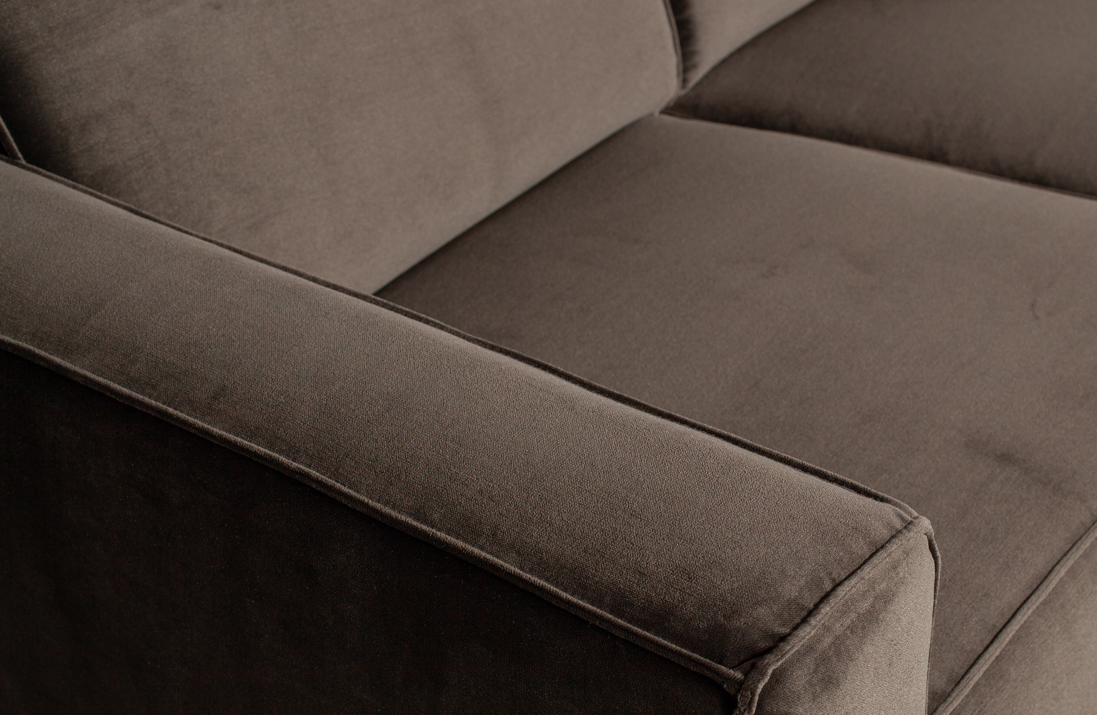 WOOOD Bank 'Statement' 3-zits, Velvet, kleur Warm Groen