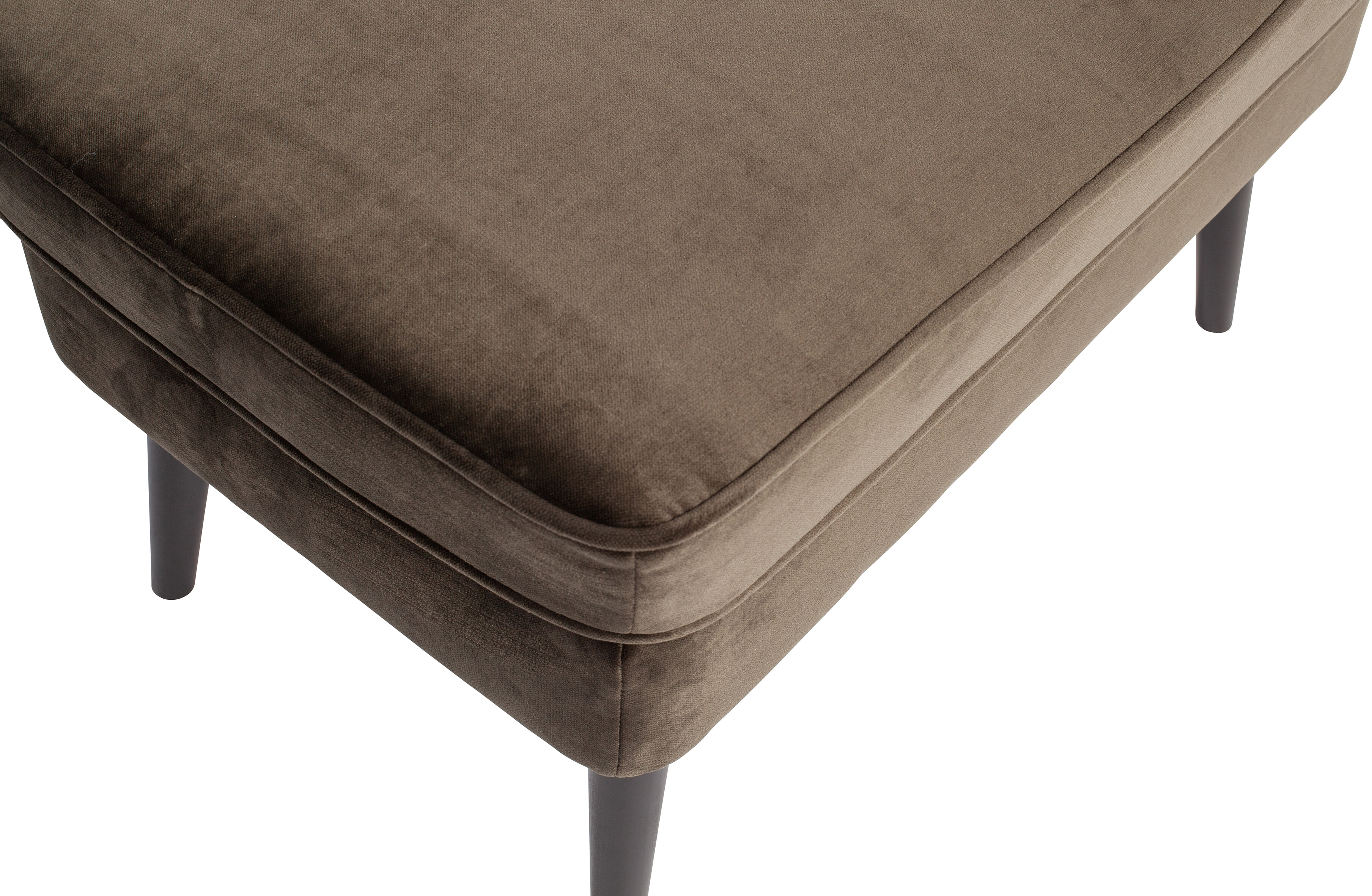 WOOOD Hocker 'Rocco' Velvet, kleur Warm Groen