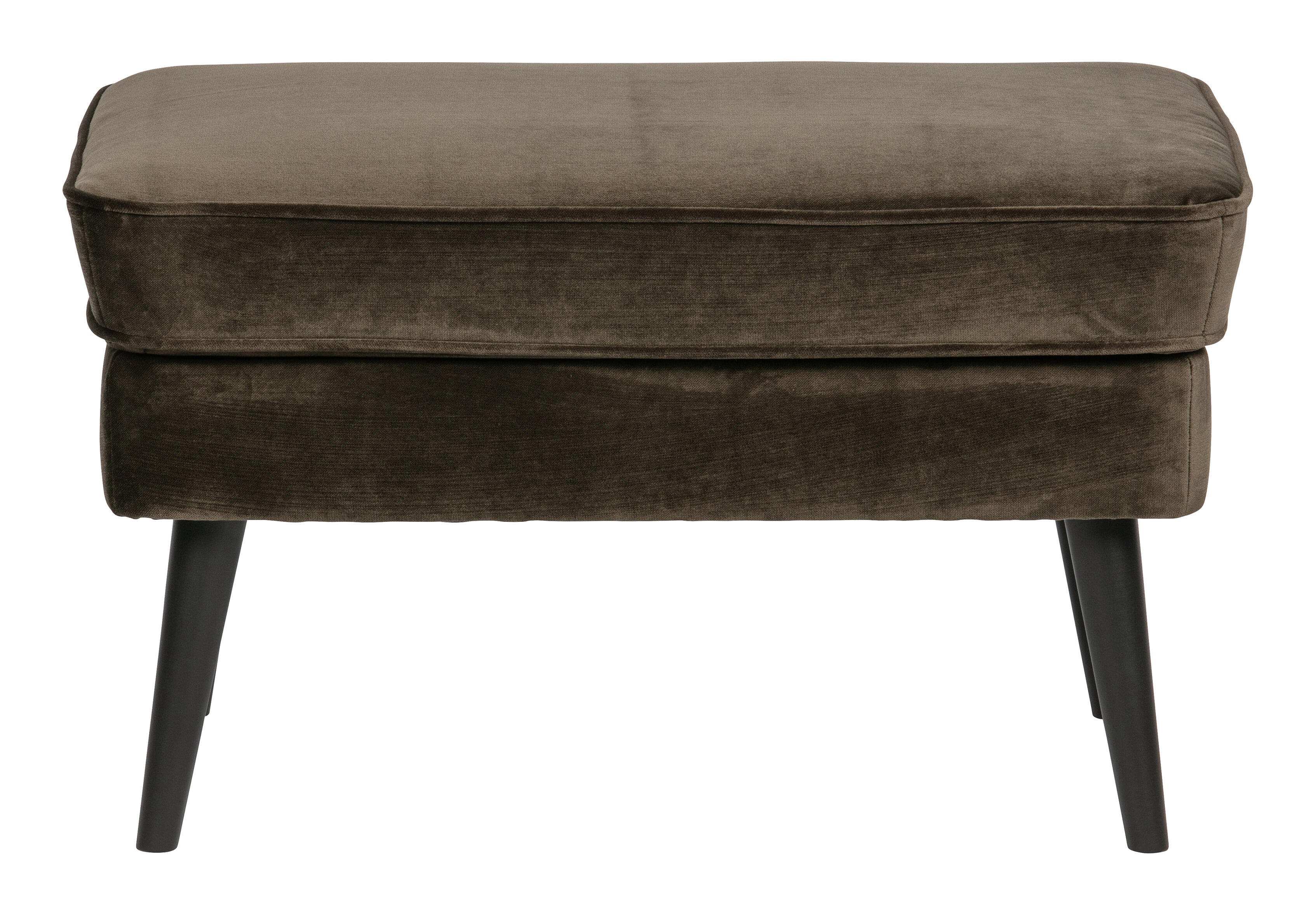 WOOOD Hocker 'Rocco' Velvet, kleur Warm Groen