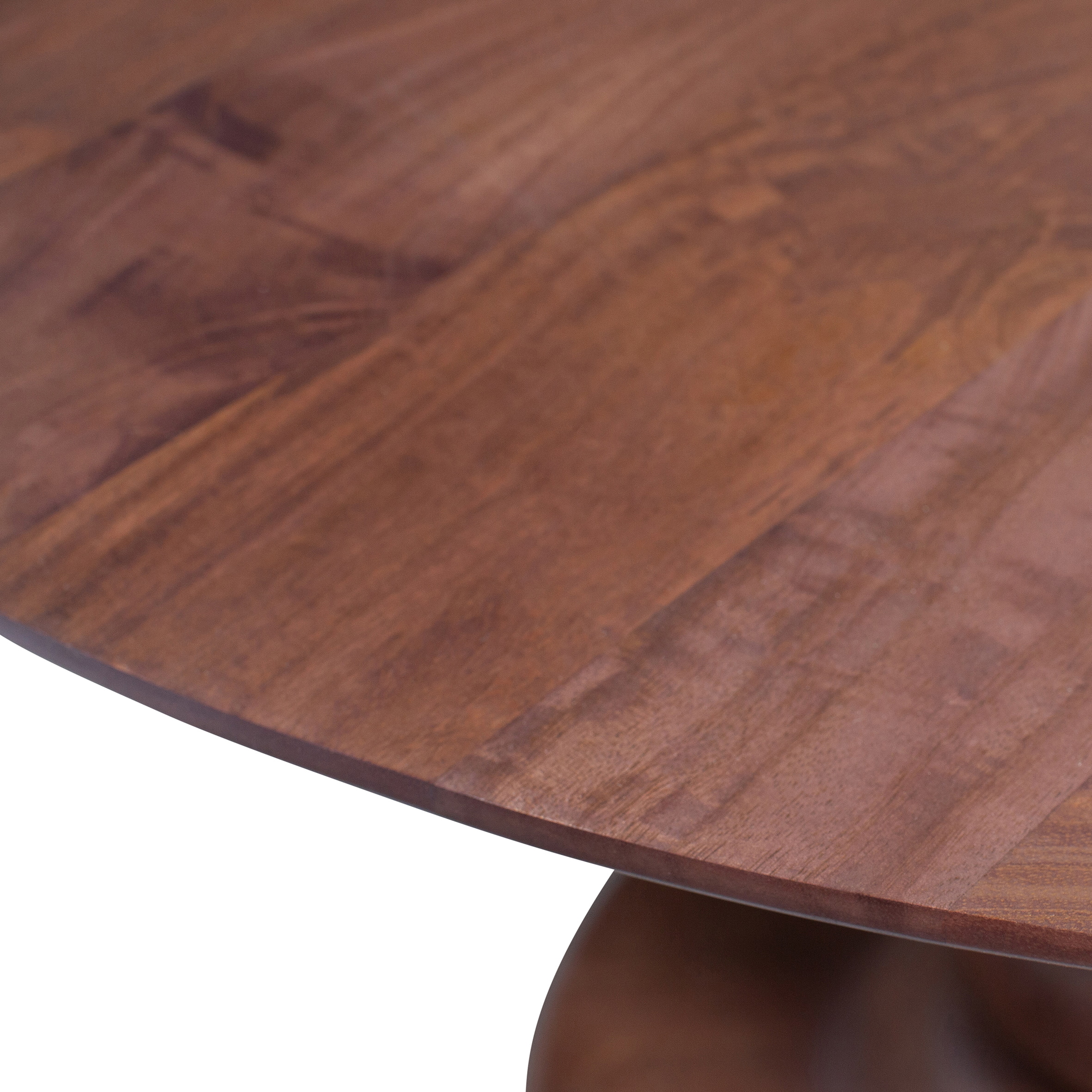 WOOOD Ronde Eettafel 'Blanco' Ø120cm, kleur Walnoot