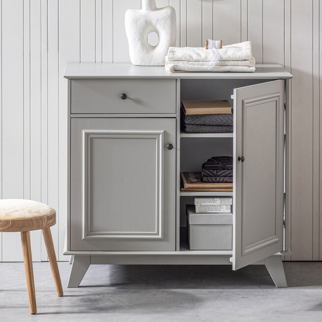 WOOOD Opbergkast/Commode 'Lily' kleur Clay