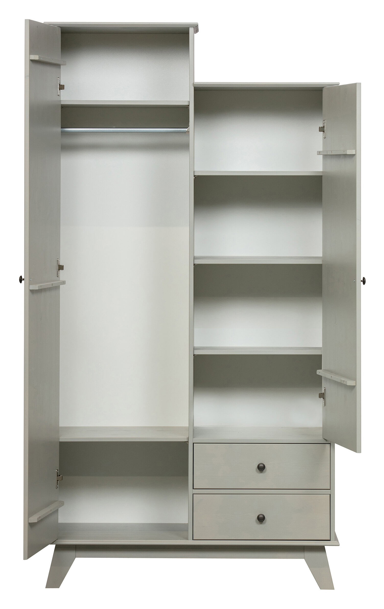 WOOOD Kledingkast 'Lily' kleur Clay