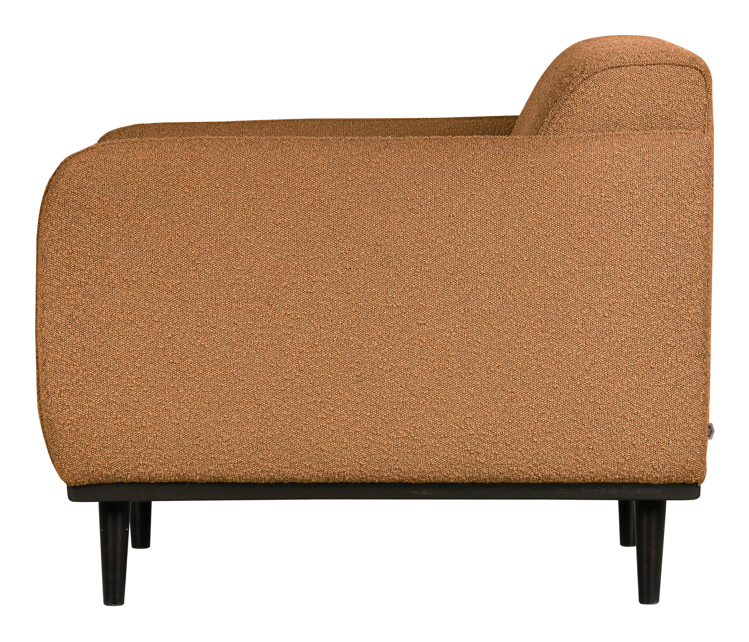 WOOOD Fauteuil 'Statement' Met arm, Bouclé, kleur Butter
