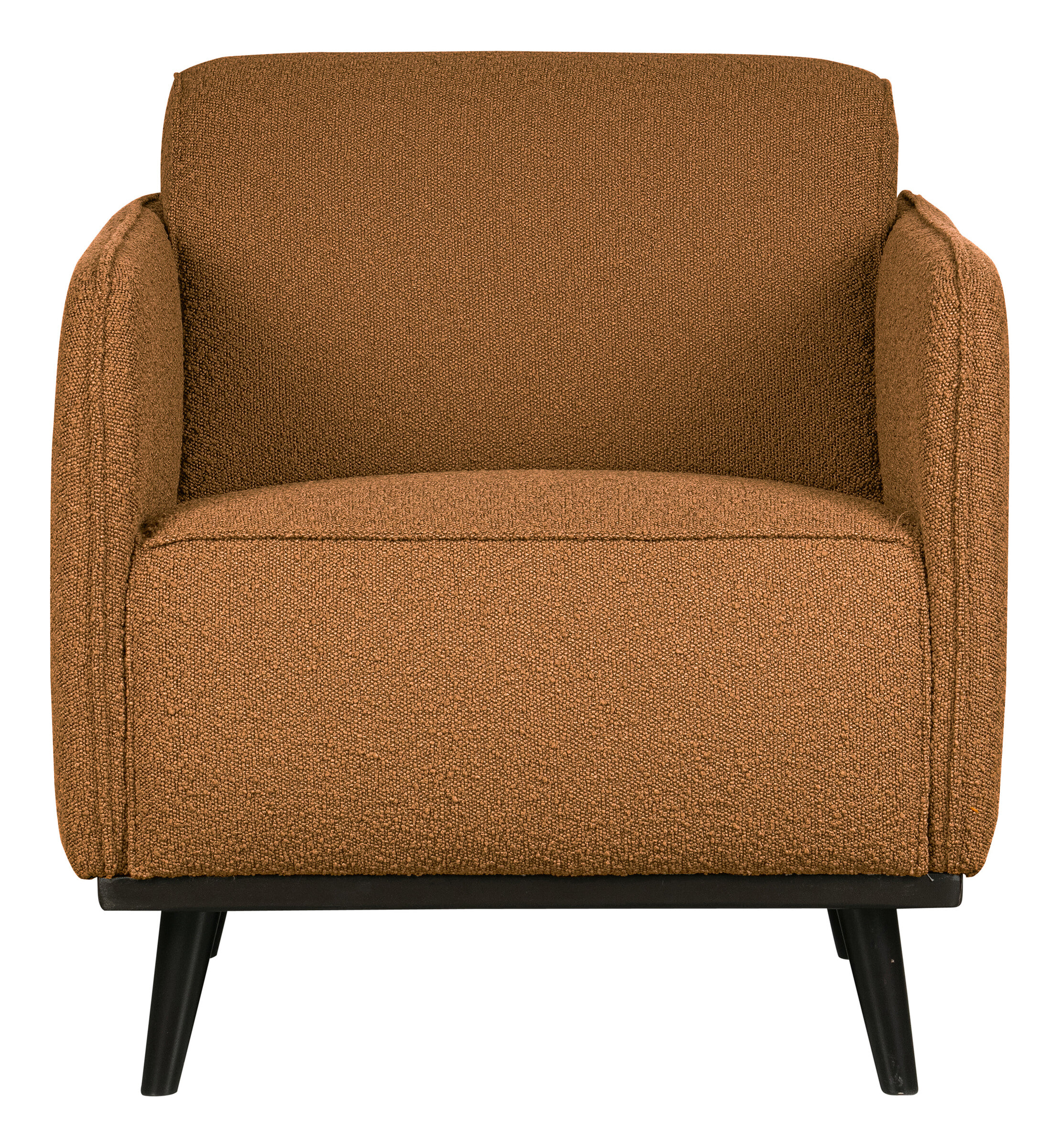 WOOOD Fauteuil 'Statement' Met arm, Bouclé, kleur Butter