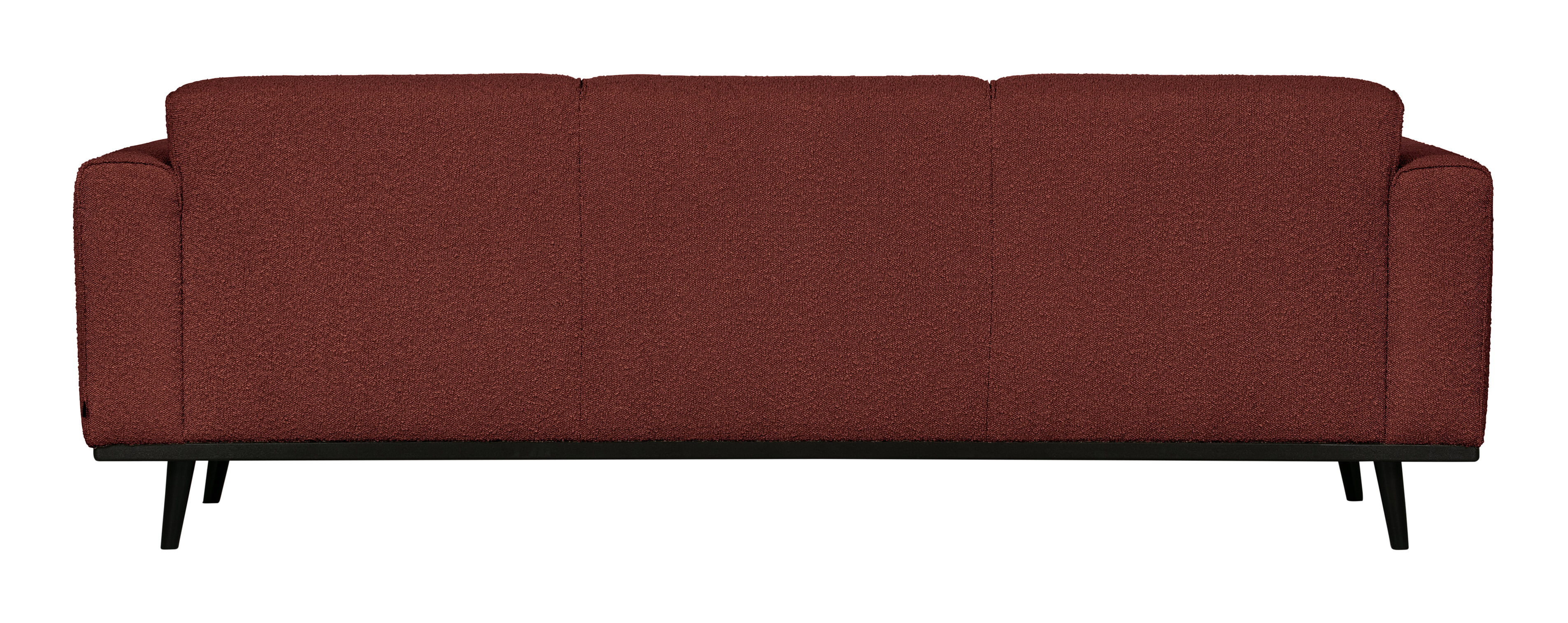 WOOOD Bank 'Statement' 3-zits, Bouclé, kleur Chestnut