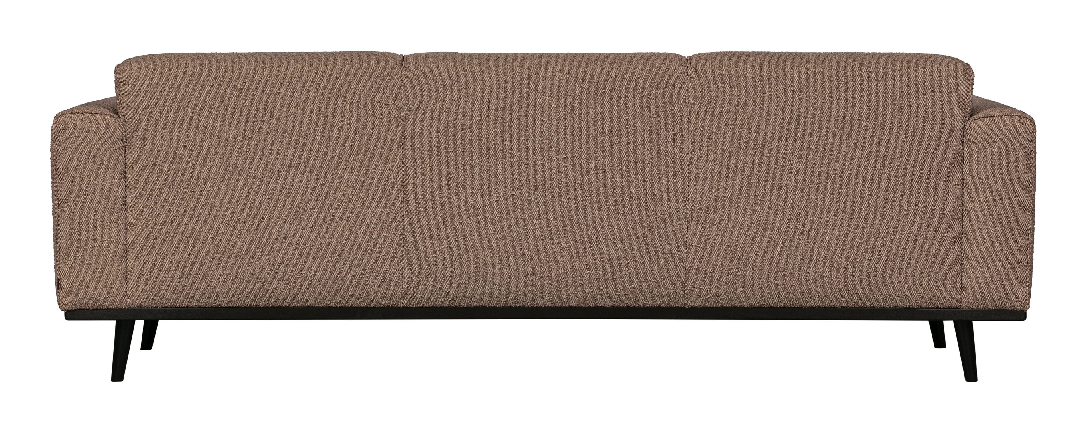 WOOOD Bank 'Statement' 3-zits, Bouclé, kleur Nougat