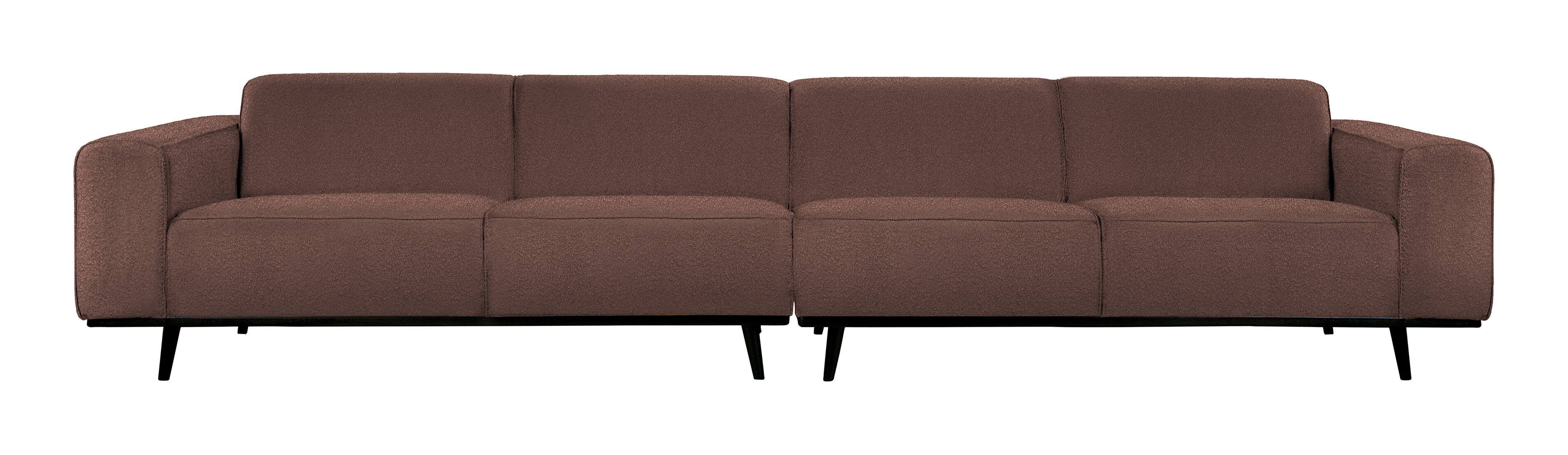 BePureHome Bank 'Statement' 4-zits XL, Bouclé, kleur Coffee BePureHome Bank 'Statement' 4-zits XL, Bouclé, kleur Coffee