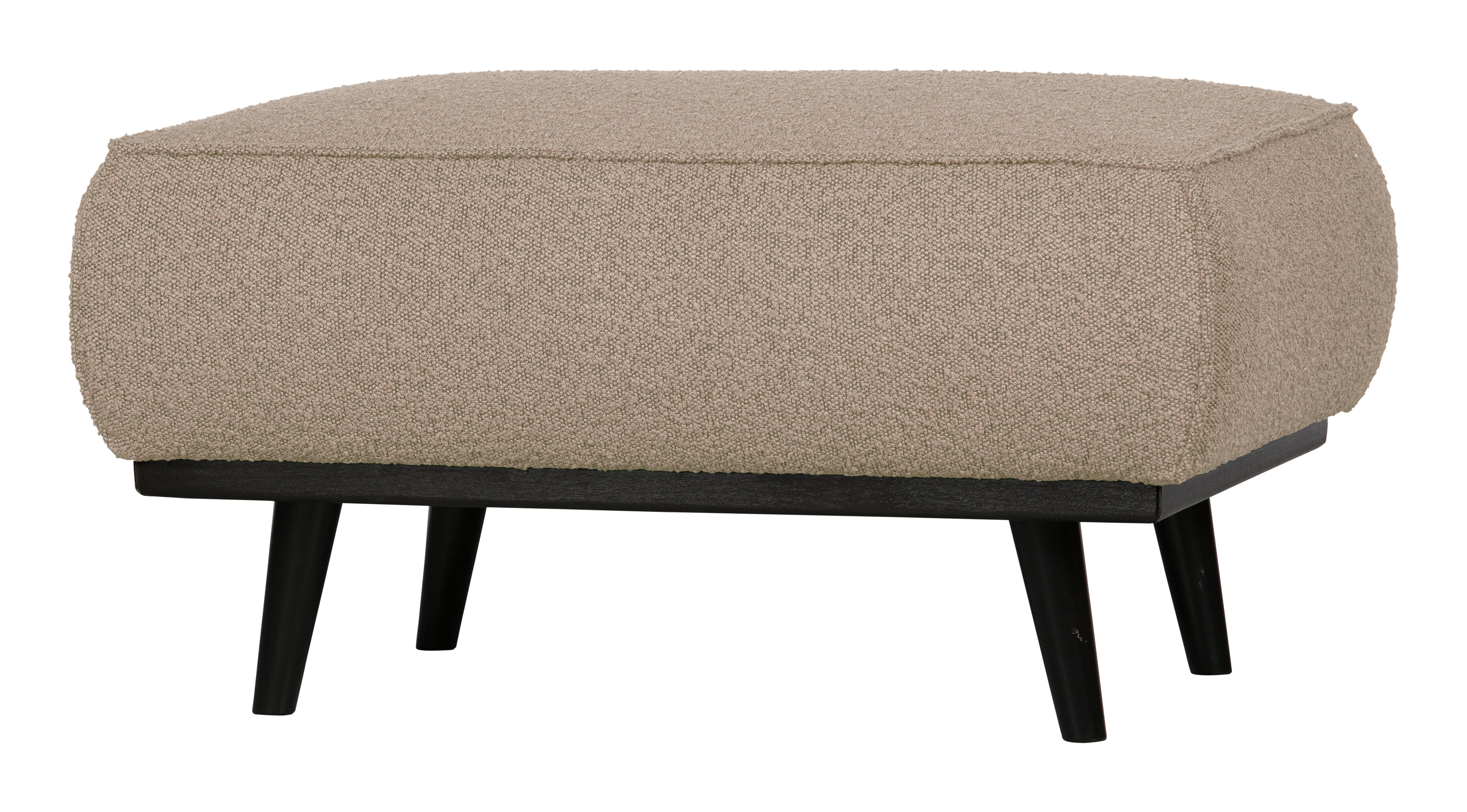 WOOOD Hocker 'Statement' Bouclé, kleur Beige