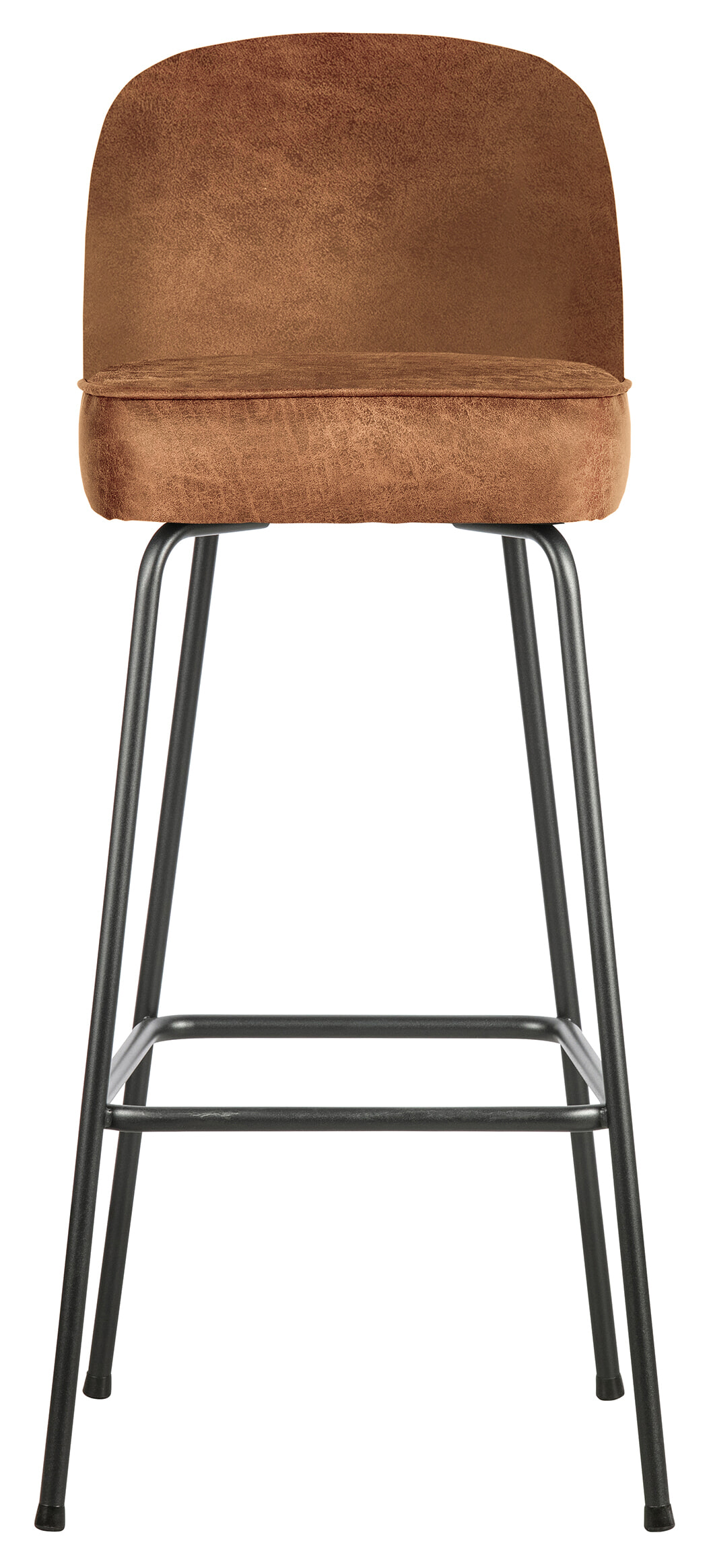 BePureHome Barkruk 'Vogue' (zithoogte 80cm) Leder, kleur Cognac BePureHome Barkruk 'Vogue' (zithoogte 80cm) Leder, kleur Cognac