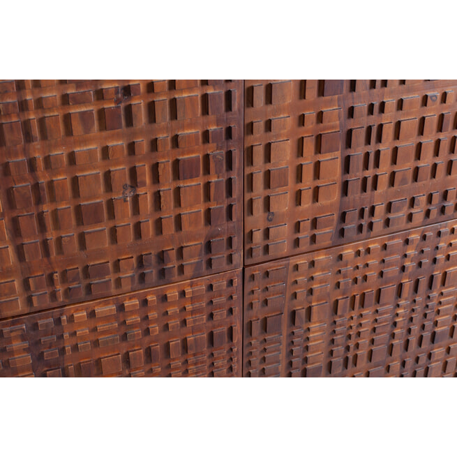 BePureHome Opbergkast 'Nuts' Sheesham hout, 140 x 114cm