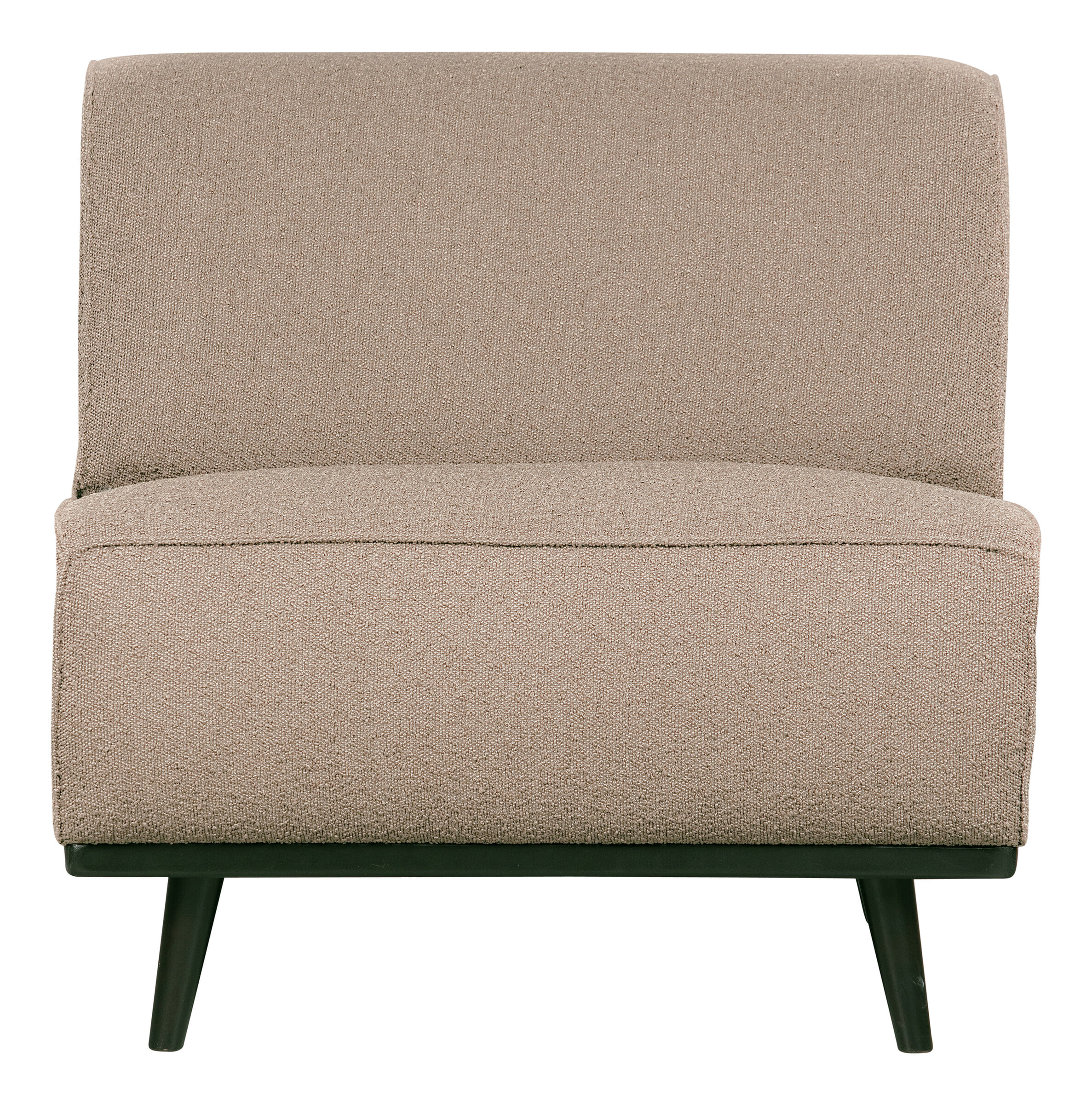WOOOD Bank 'Statement' 1-zits Element, Bouclé, kleur Beige