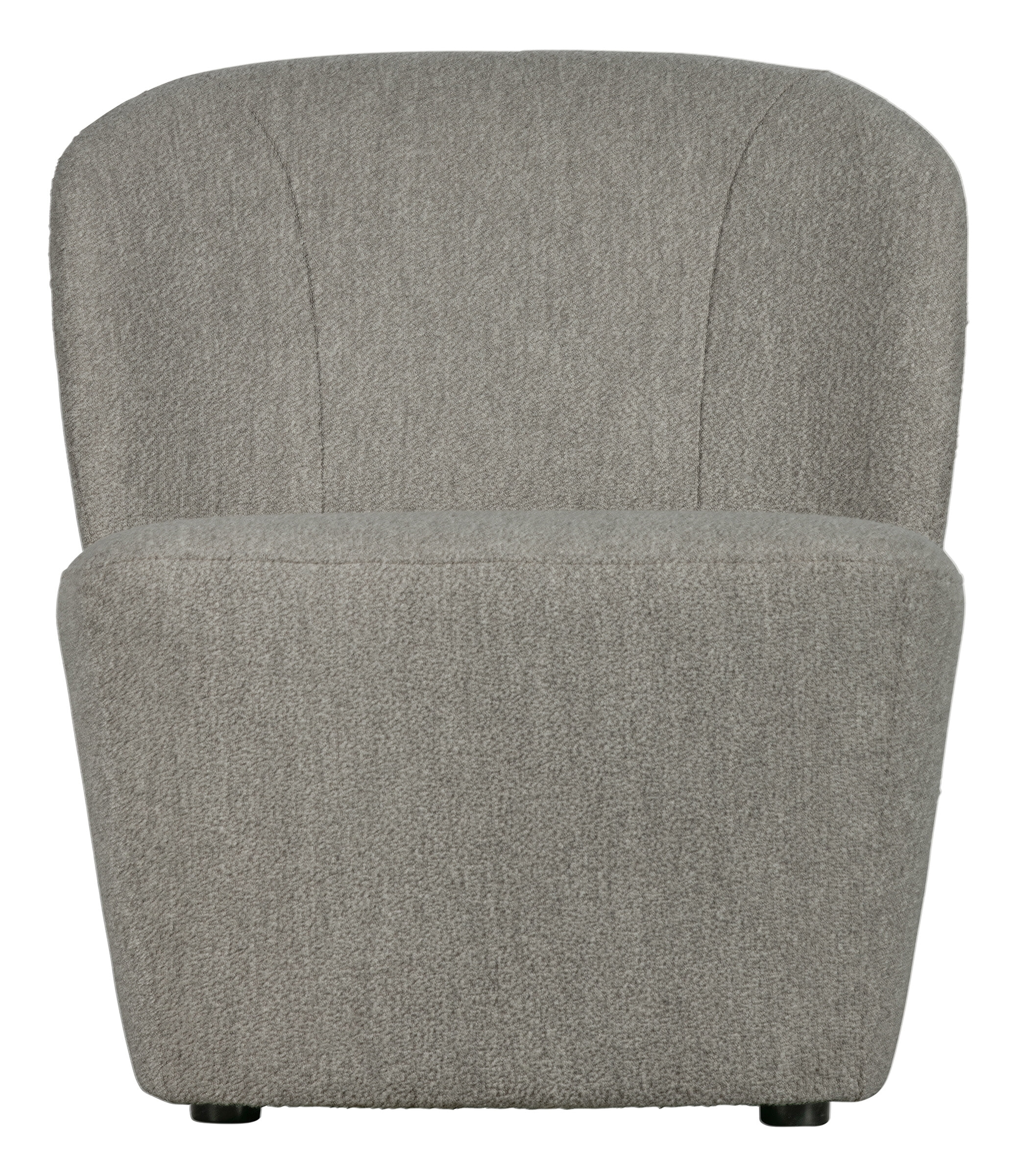 vtwonen Fauteuil 'Lofty' Bouclé, kleur Grijs