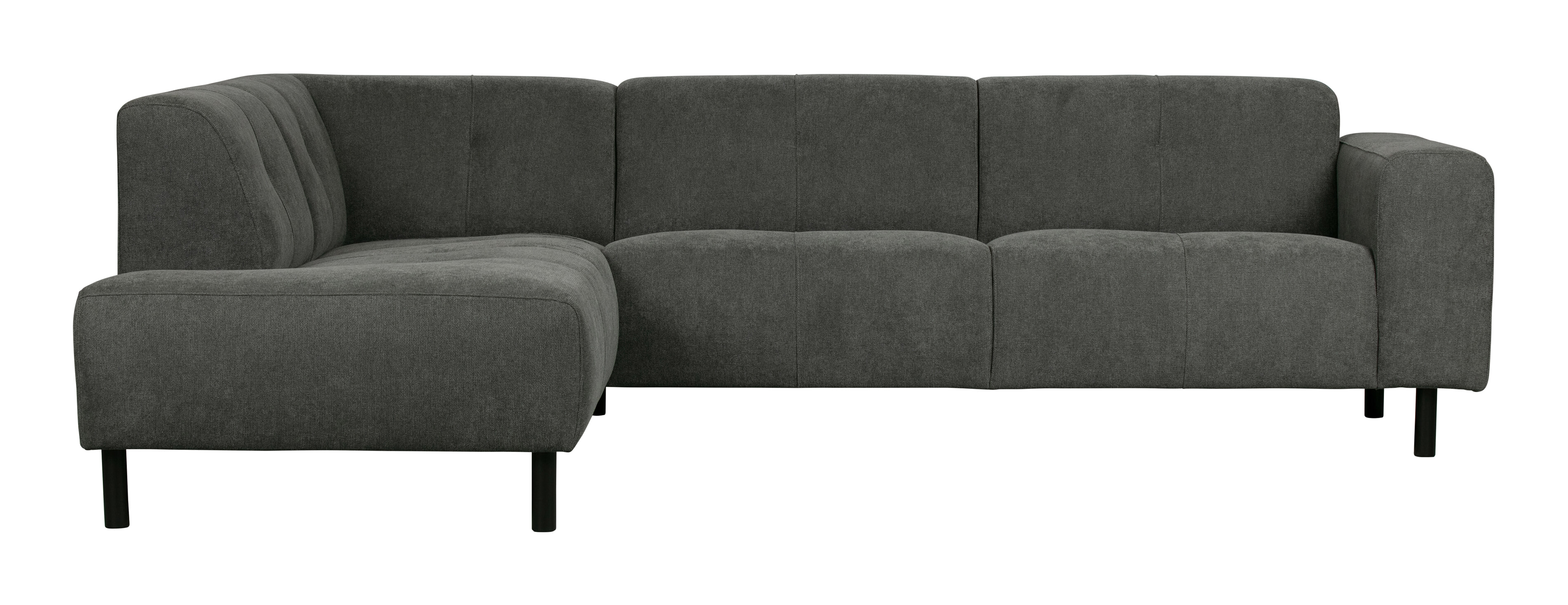 WOOOD Hoekbank 'Presley' Links, kleur Grijs WOOOD Hoekbank 'Presley' Links, kleur Grijs