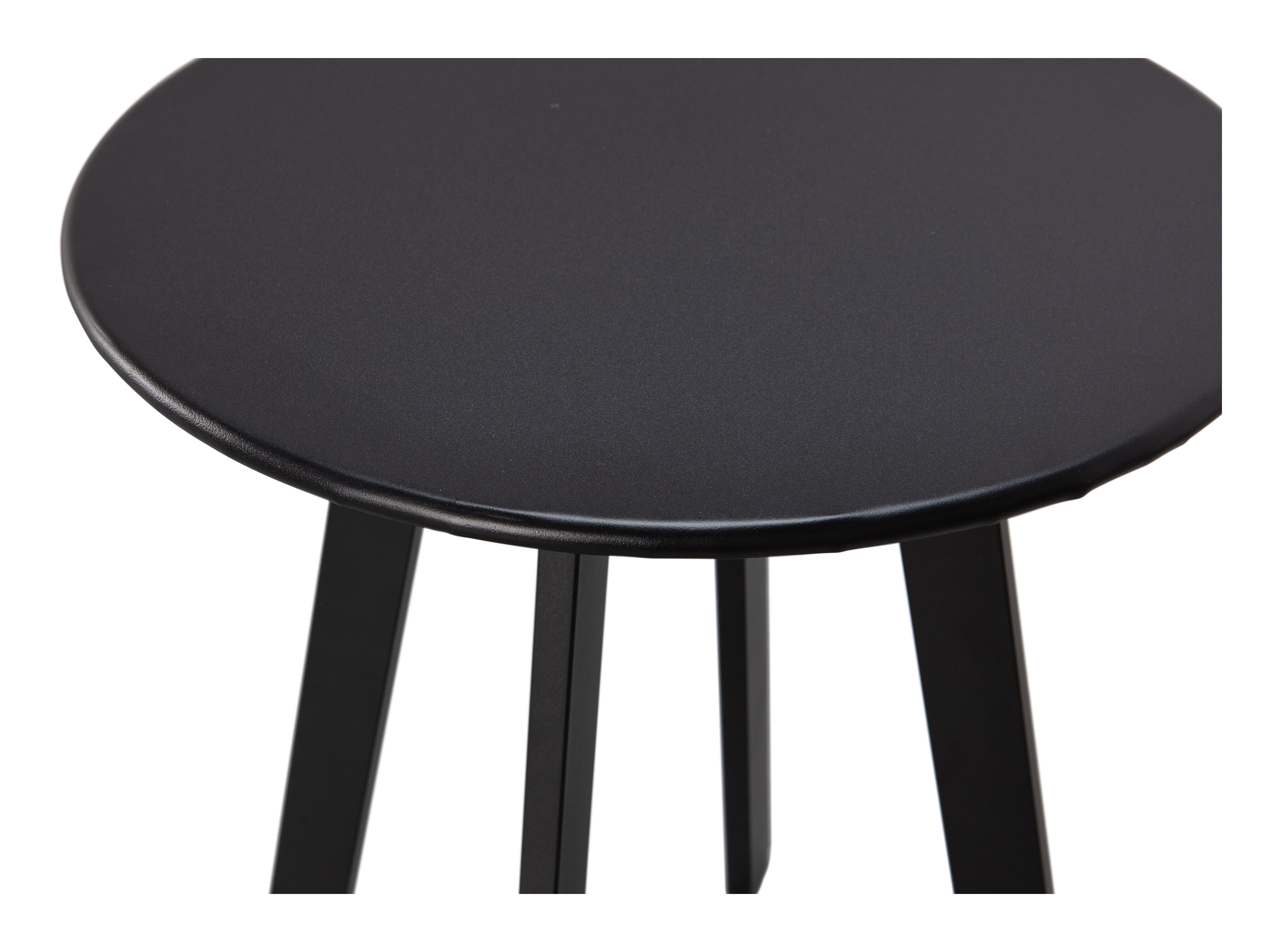 WOOOD Outdoor Bijzettafel 'Fer' Ø40cm, kleur Zwart