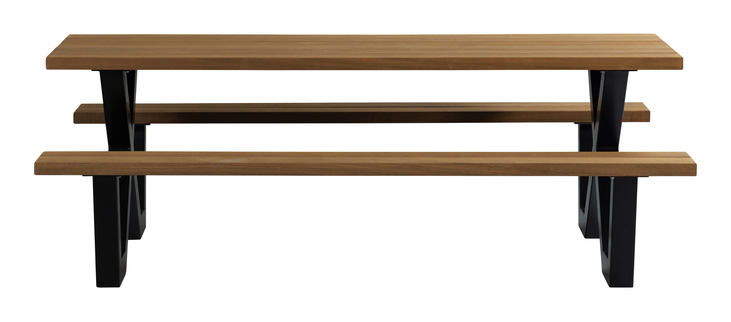 WOOOD Outdoor Tafelpoot 'Tablo' kleur Zwart