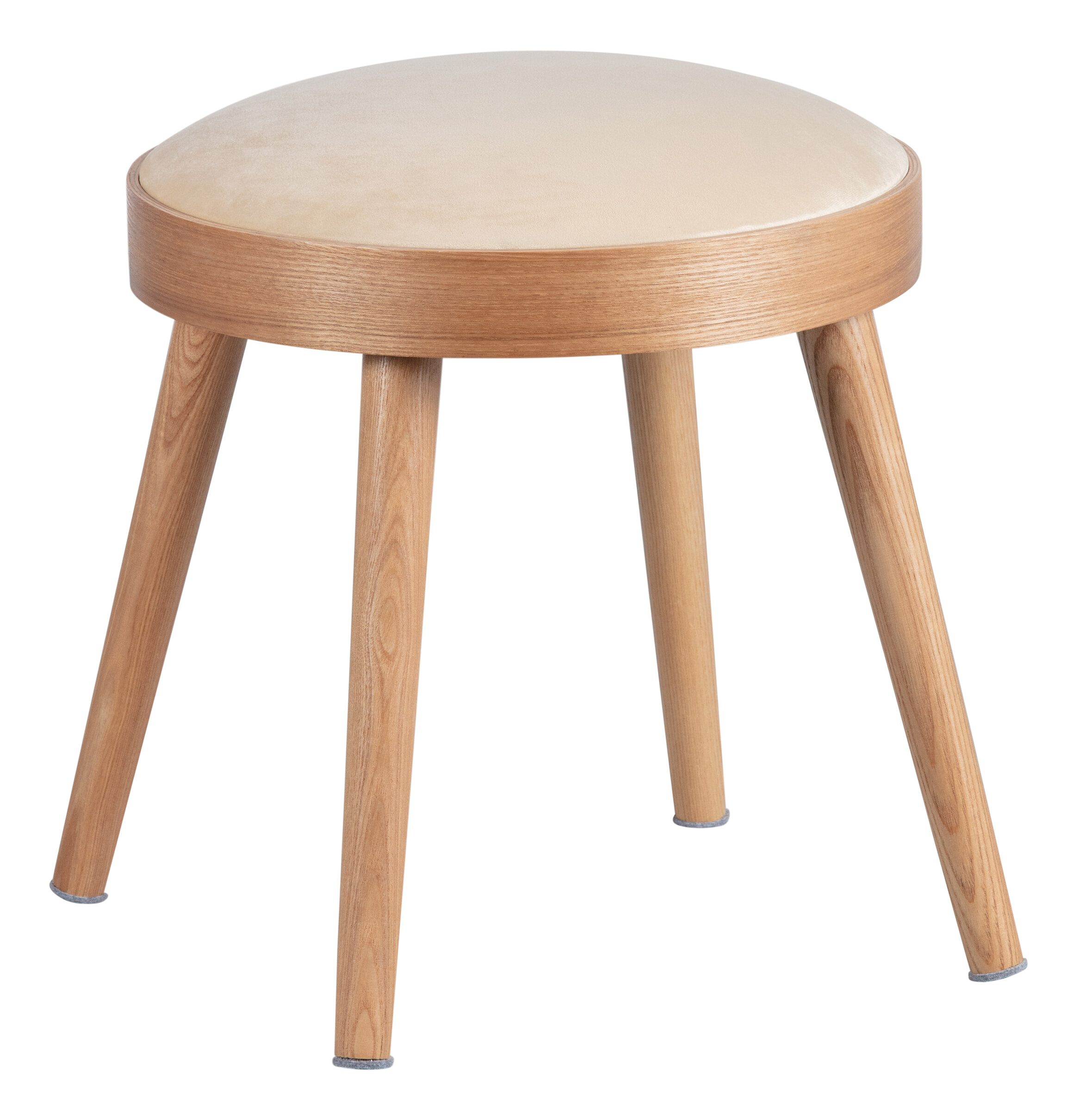 WOOOD Krukje 'Laurie' kleur Naturel WOOOD Krukje 'Laurie' kleur Naturel