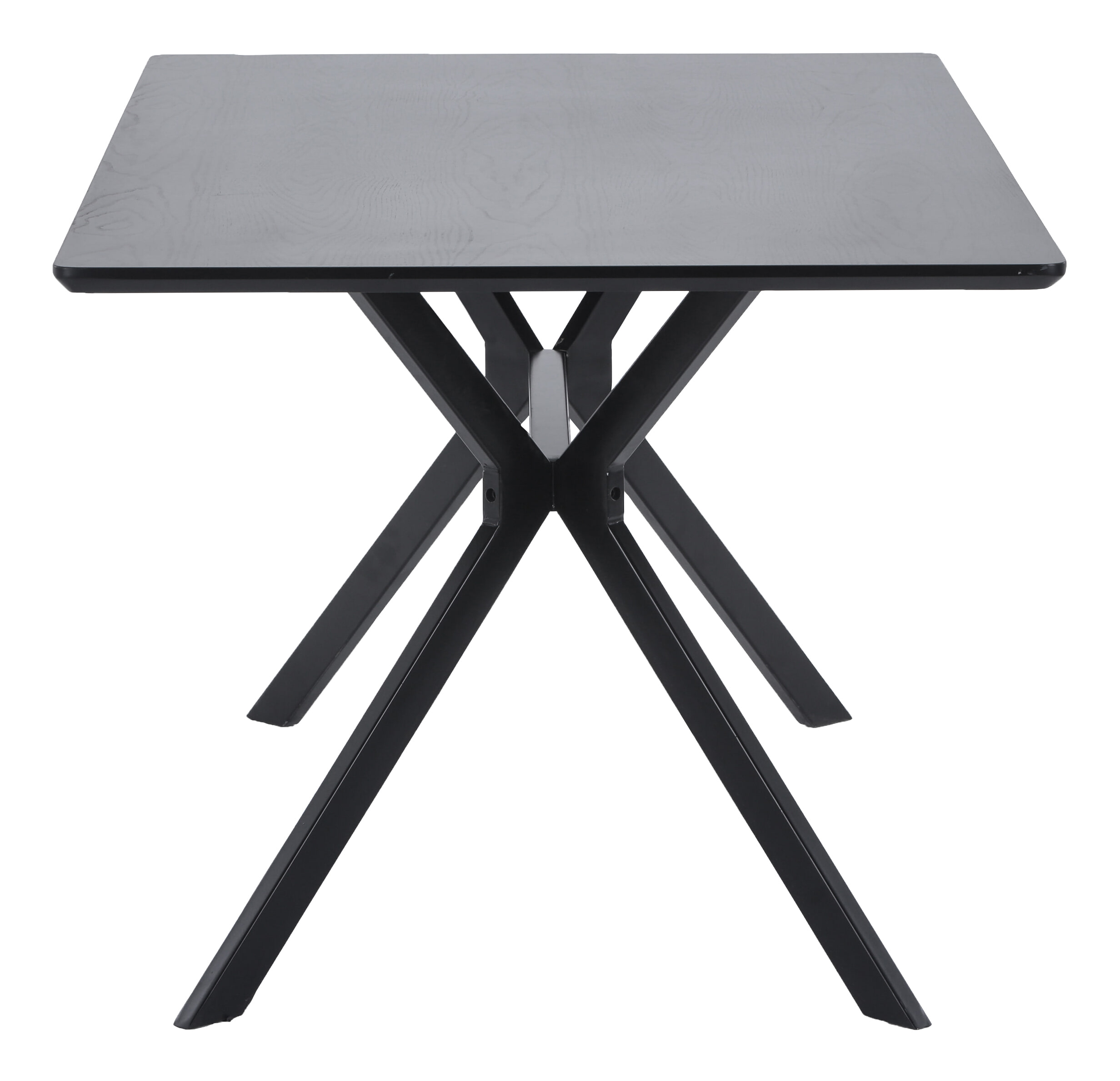 WOOOD Eettafel 'Bruno' 160 x 90cm, kleur zwart