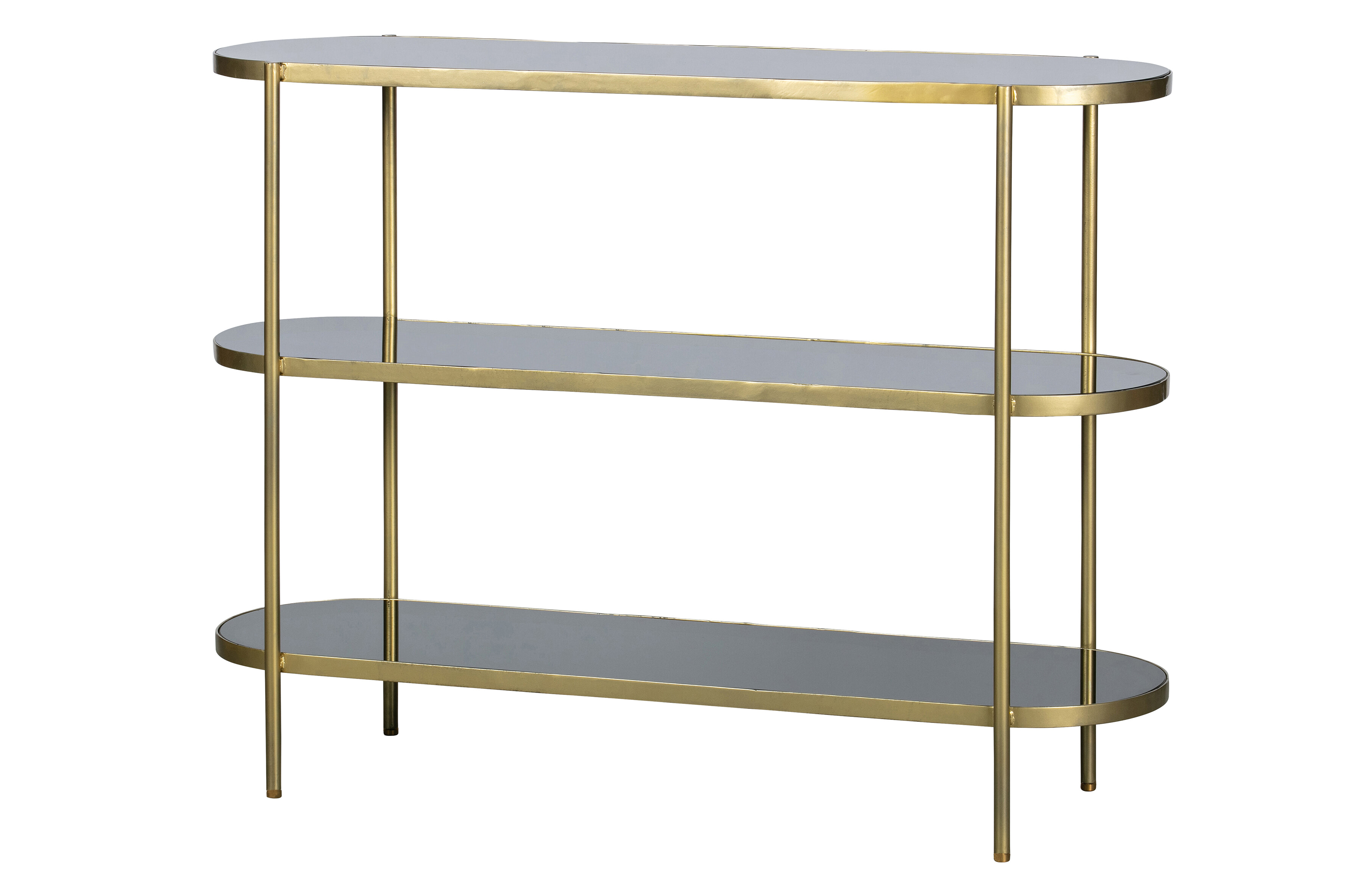 BePureHome Sidetable Smokey Antique Brass - Ovaal