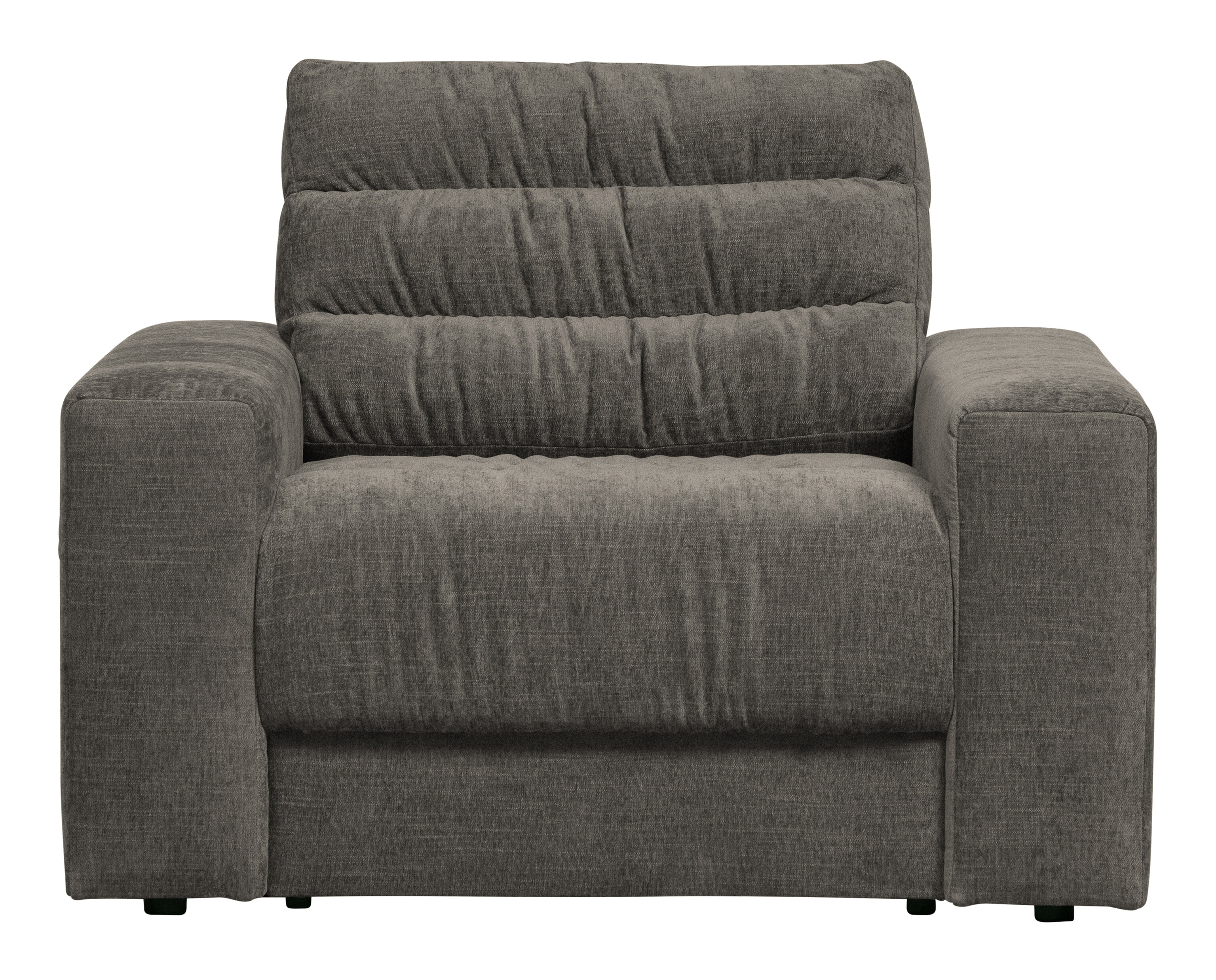 BePureHome Fauteuil 'Date' kleur Grijs BePureHome Fauteuil 'Date' kleur Grijs