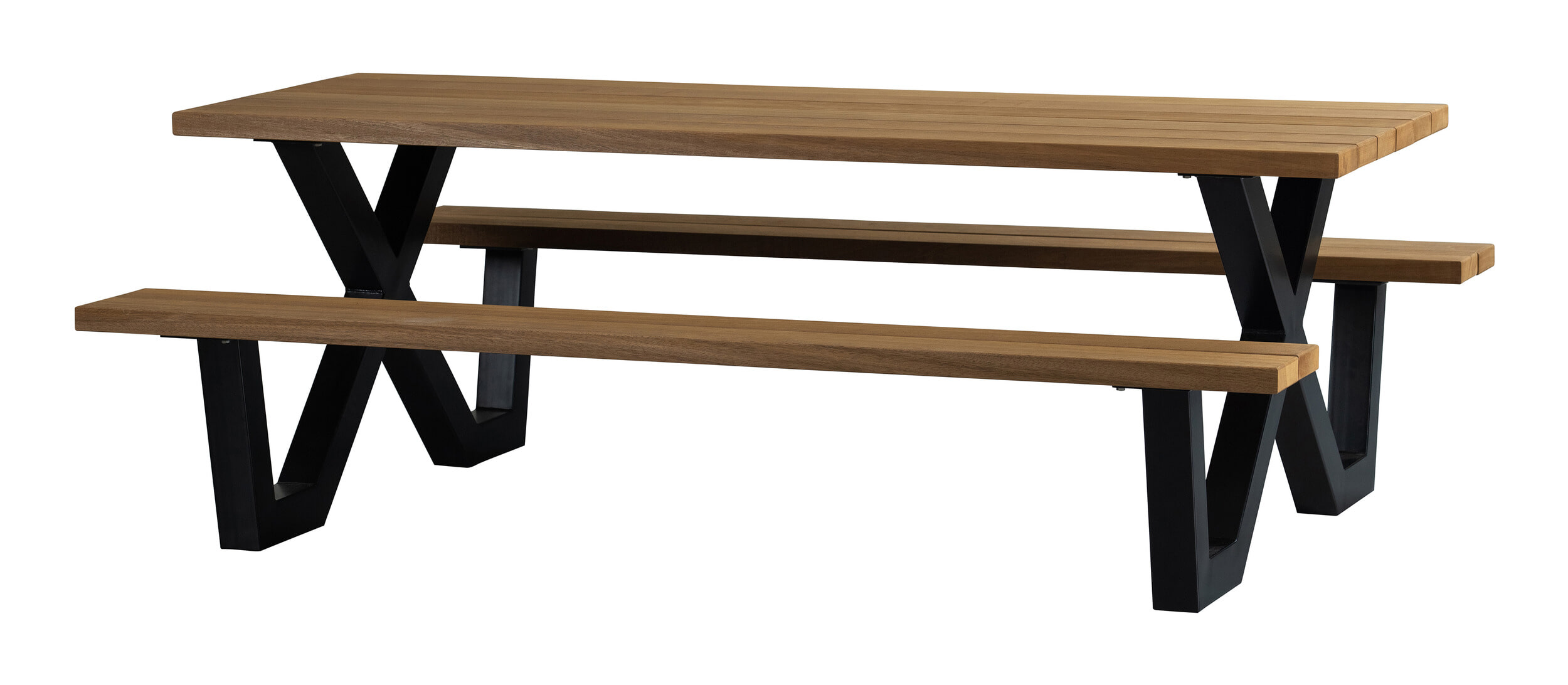WOOOD Picknicktafel 'Tablo' kleur Naturel