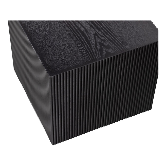 WOOOD Vierkante Bijzettafel 'Sanne' Set van 2 stuks, kleur zwart